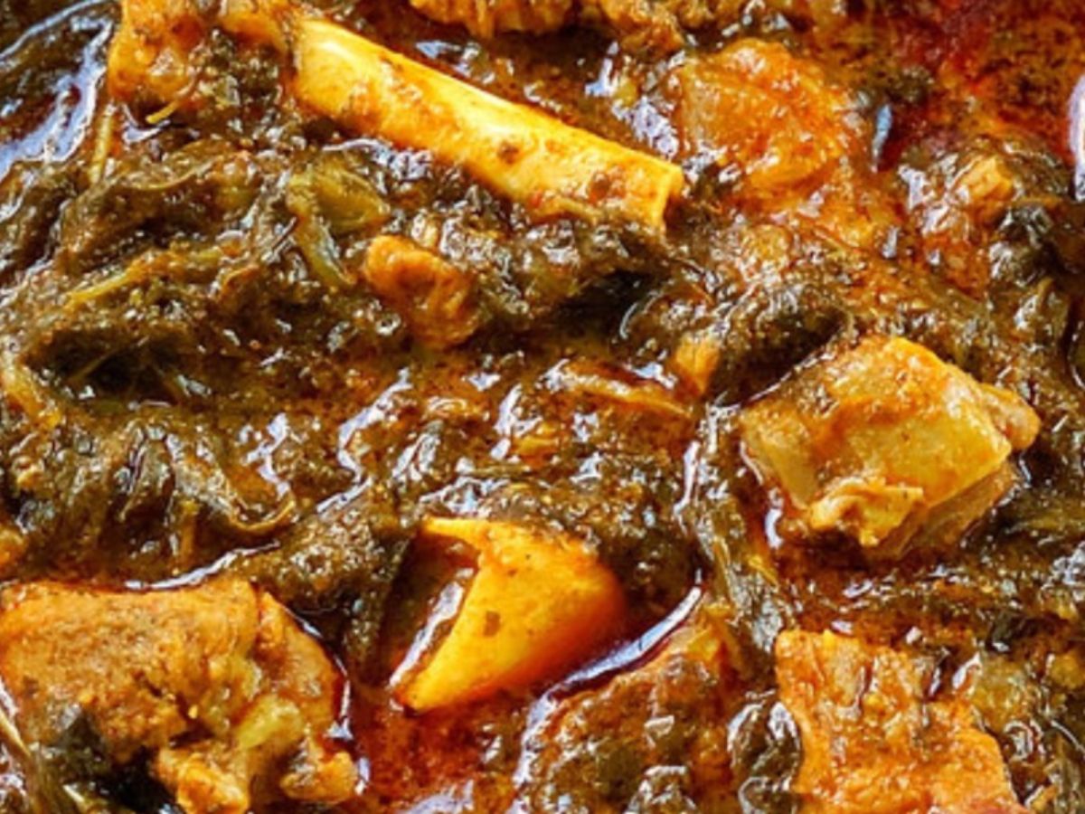 Gongura Goat Curry.