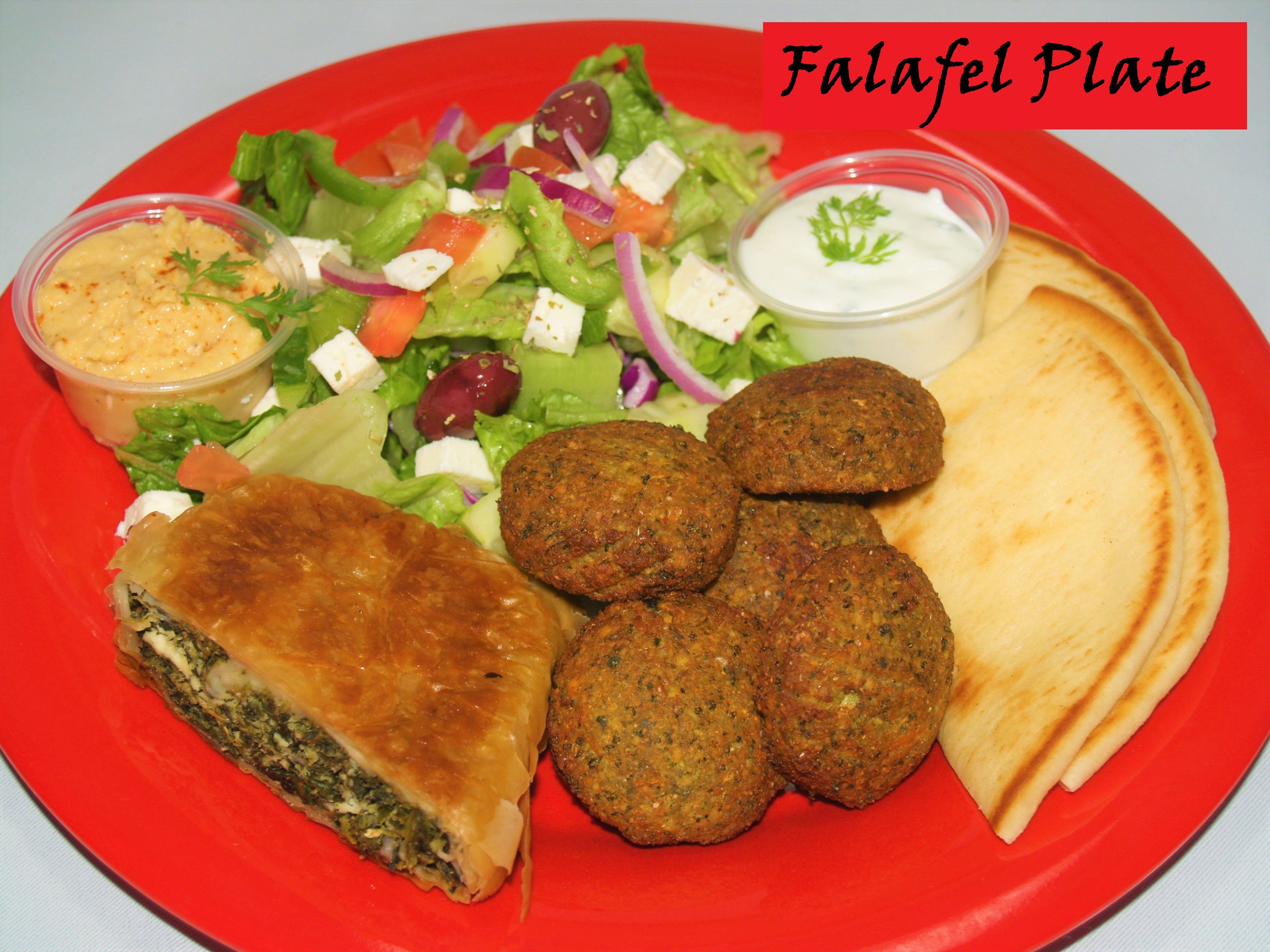 Falafel Plate.