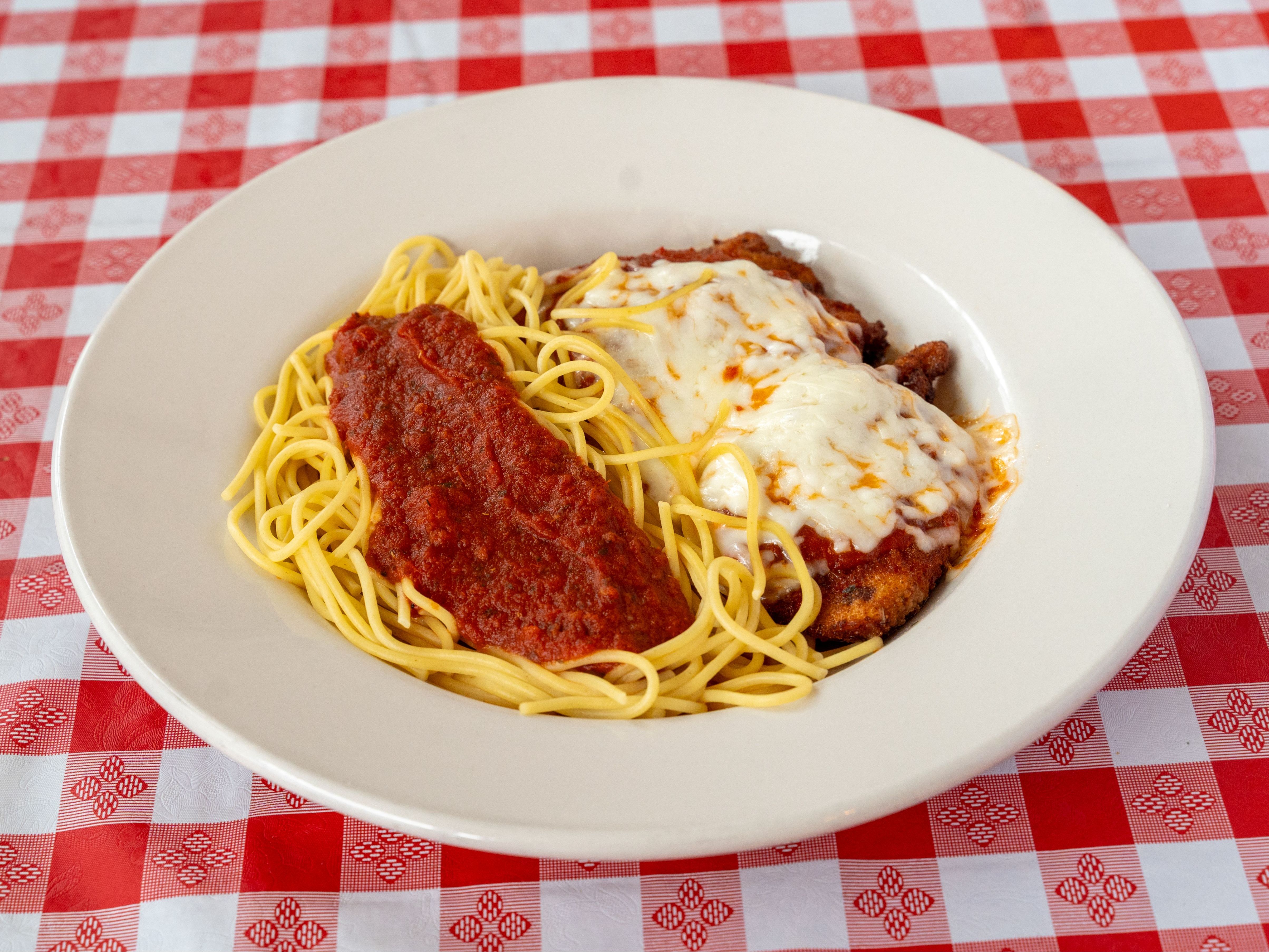 Chicken Parmigiana.