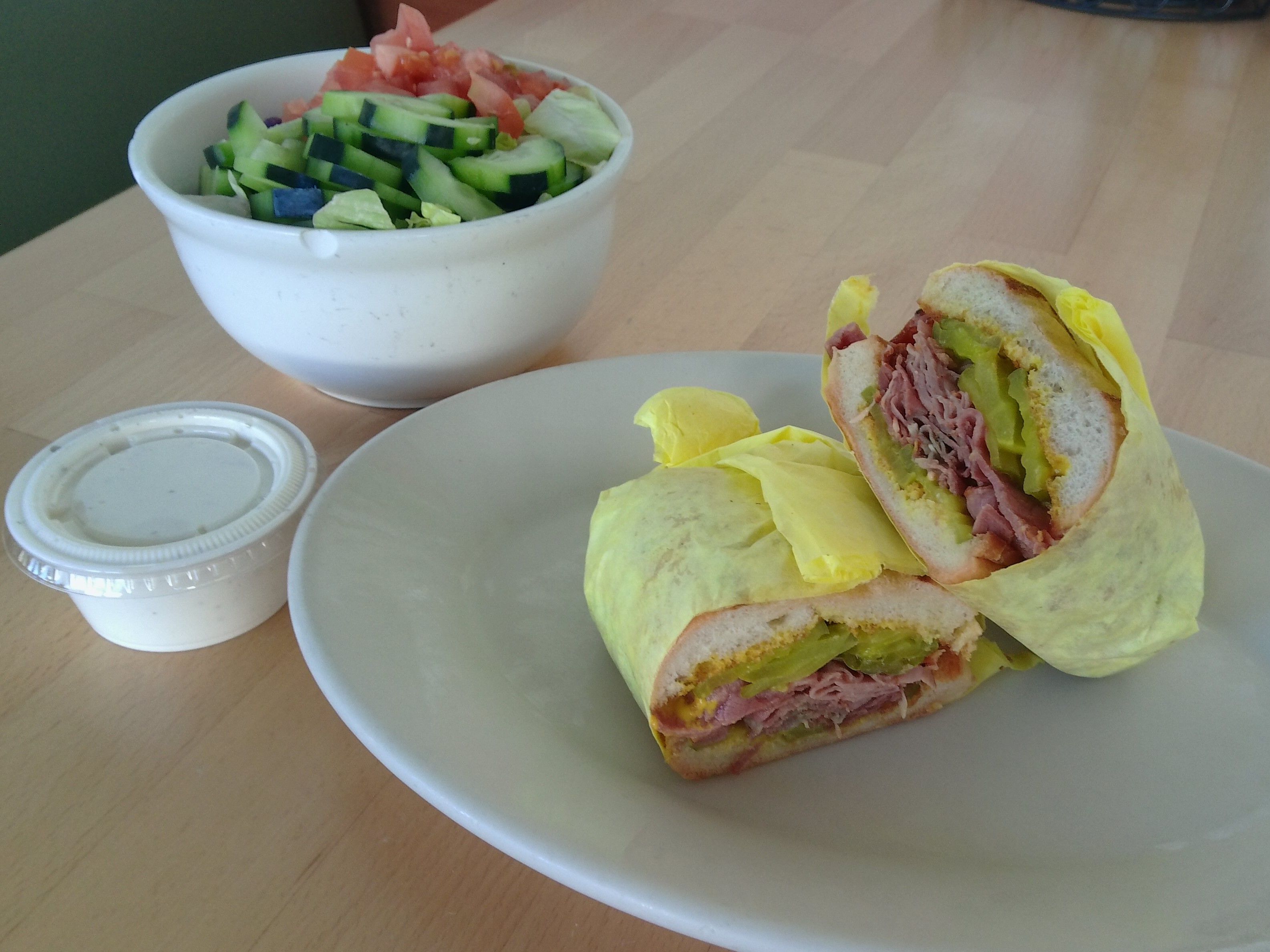 Pastrami Sandwich Dinner