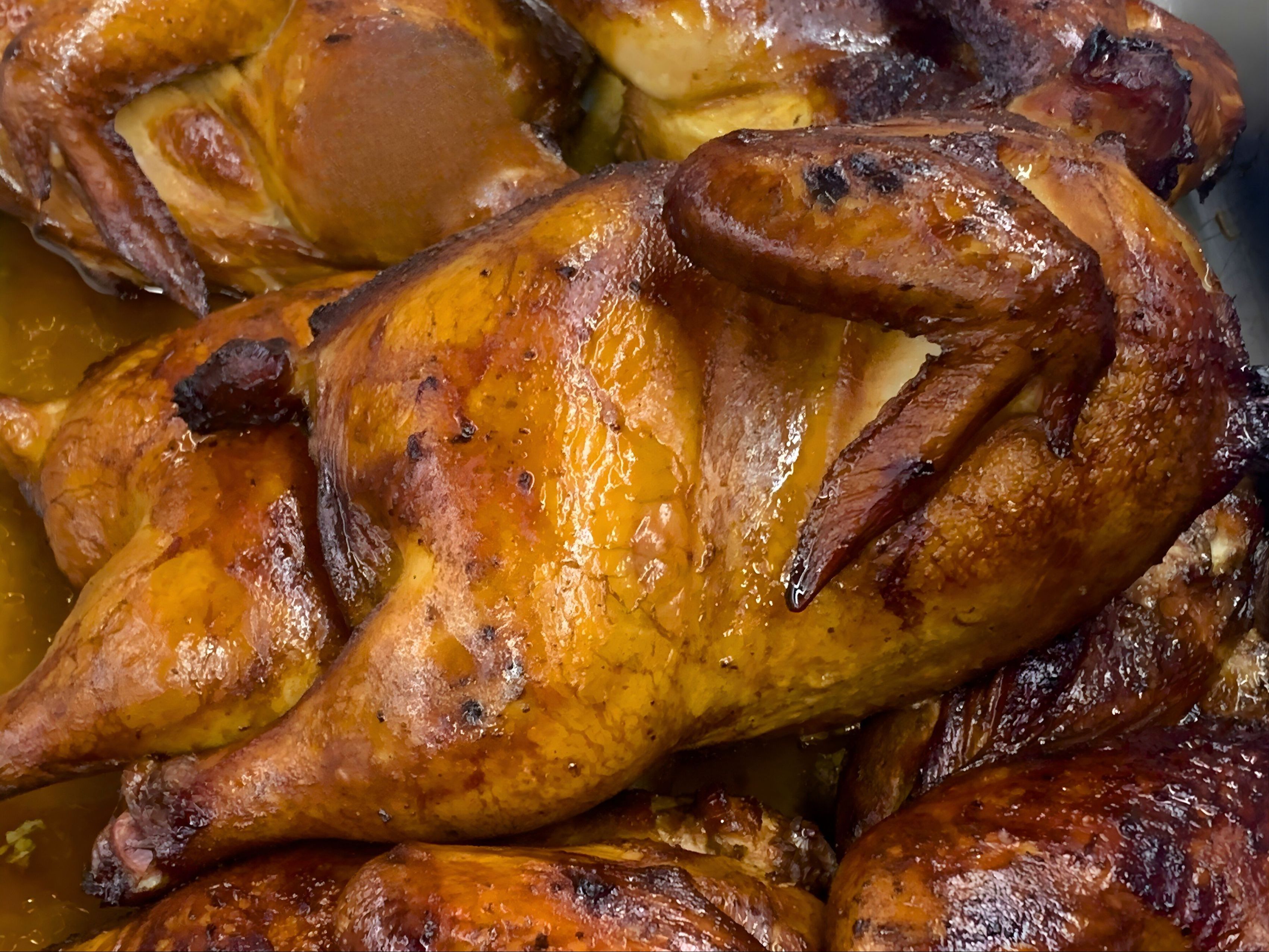Smoked Chicken Plate (Half Chicken) w/ 2 sides..