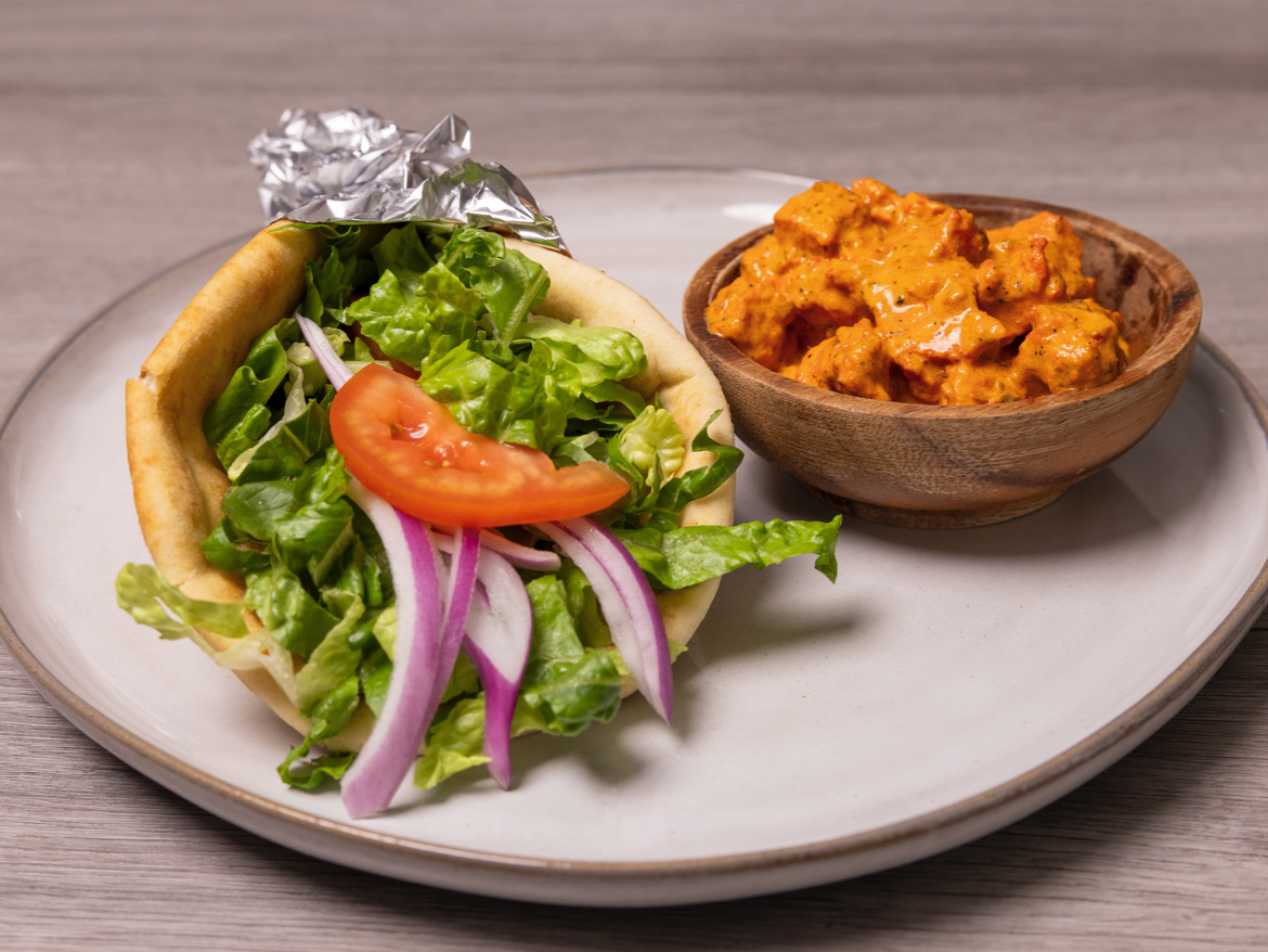 Halal Butter Chicken Wrap