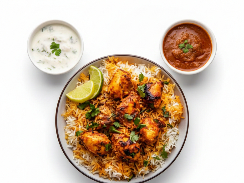 Chicken Tikka Biryani.