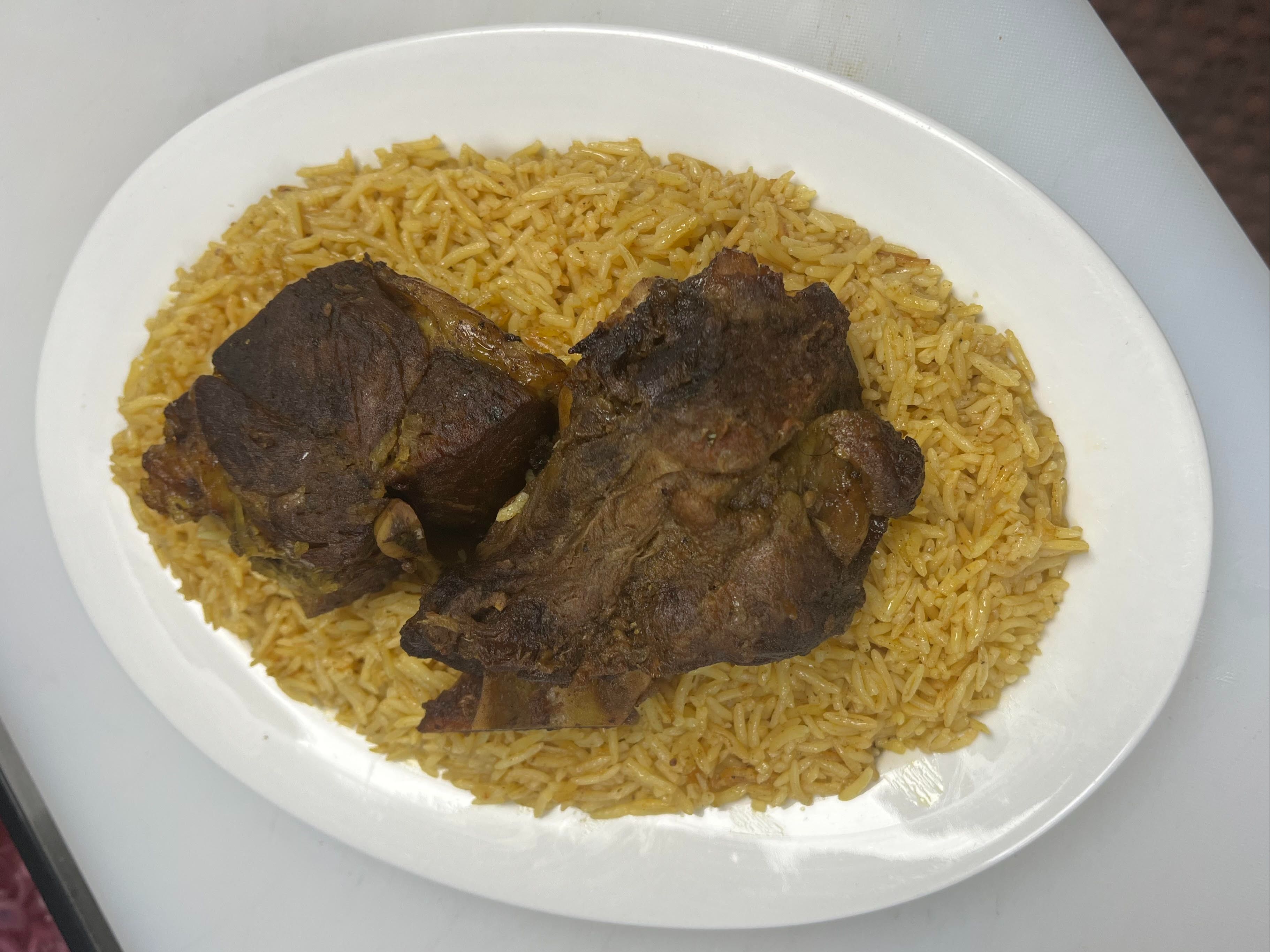 Kabsa with Lamb.