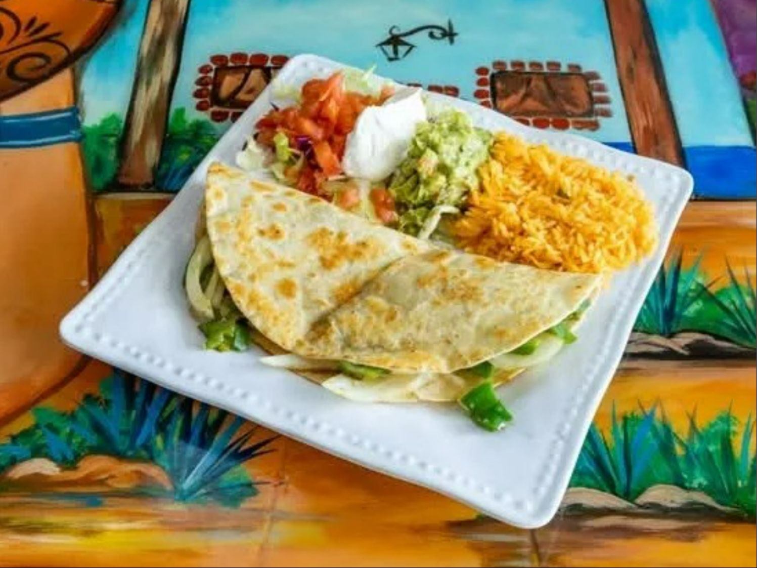 Lunch Quesadilla Fajita.