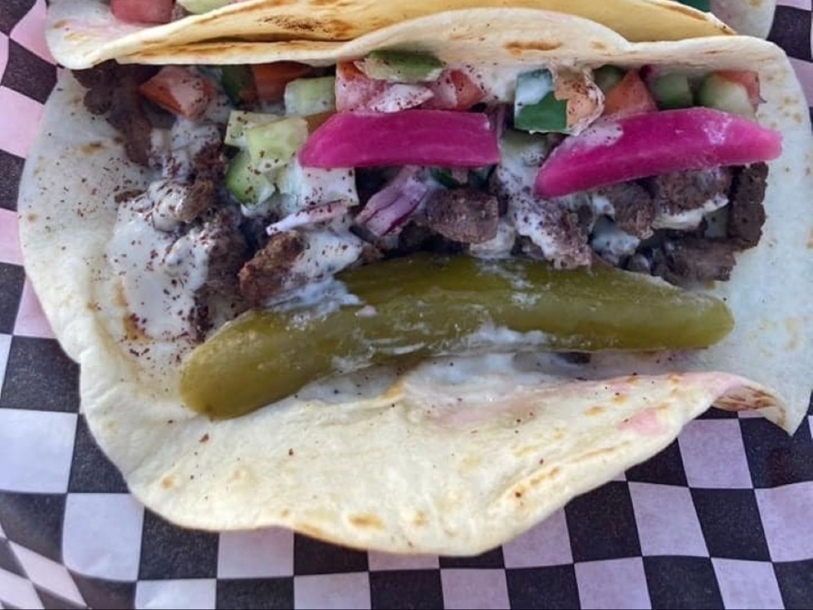 Beef Shawarma Taco