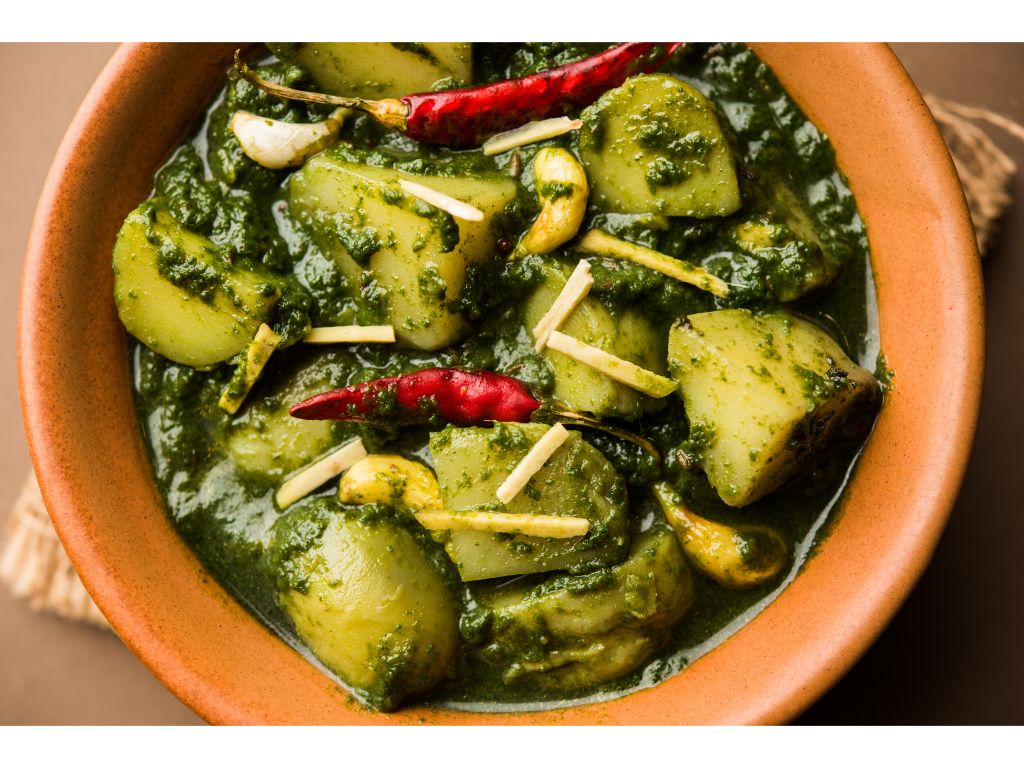 Aloo palak.