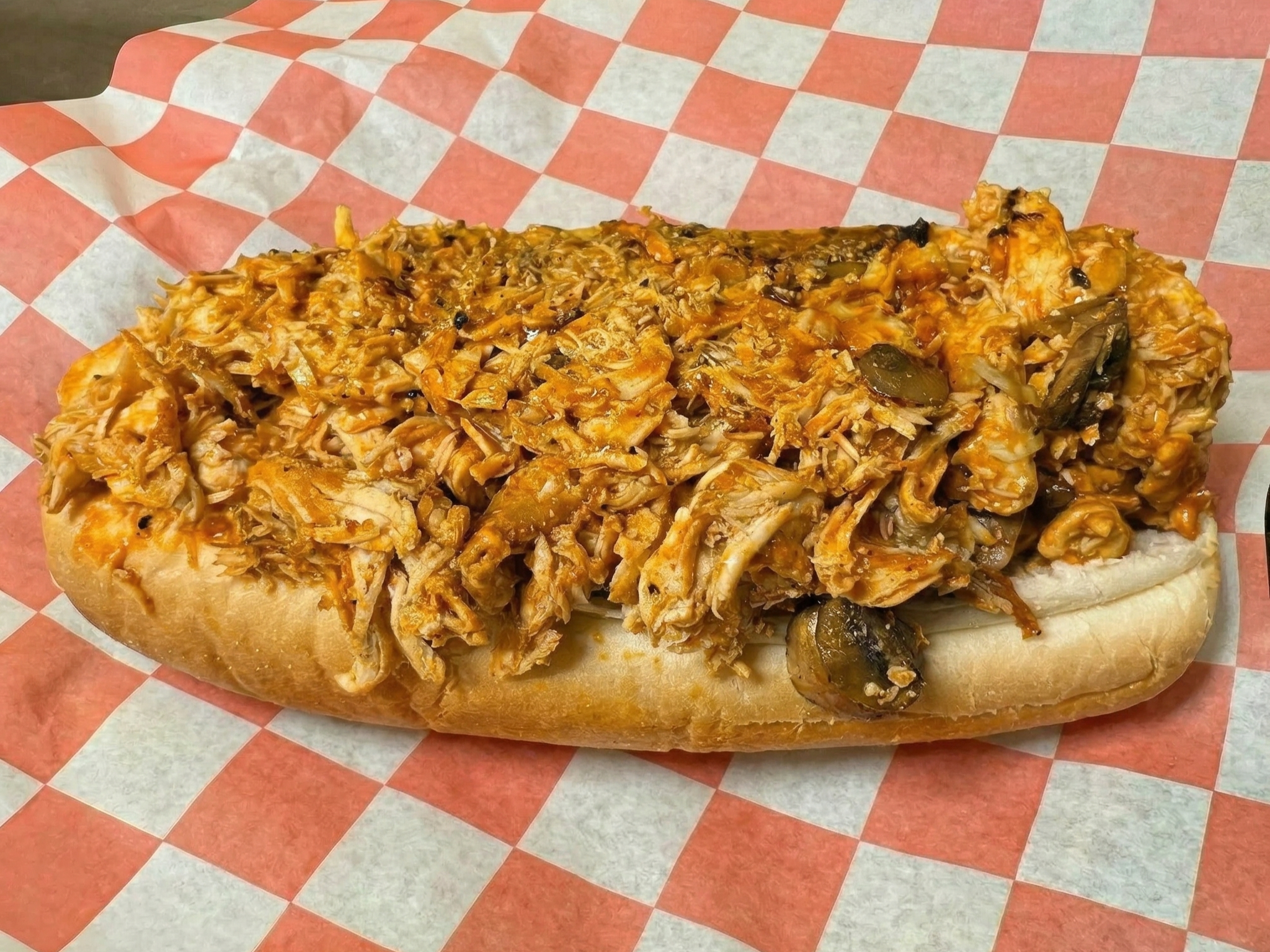 Sm Chic Buffalo Cheese Steak.