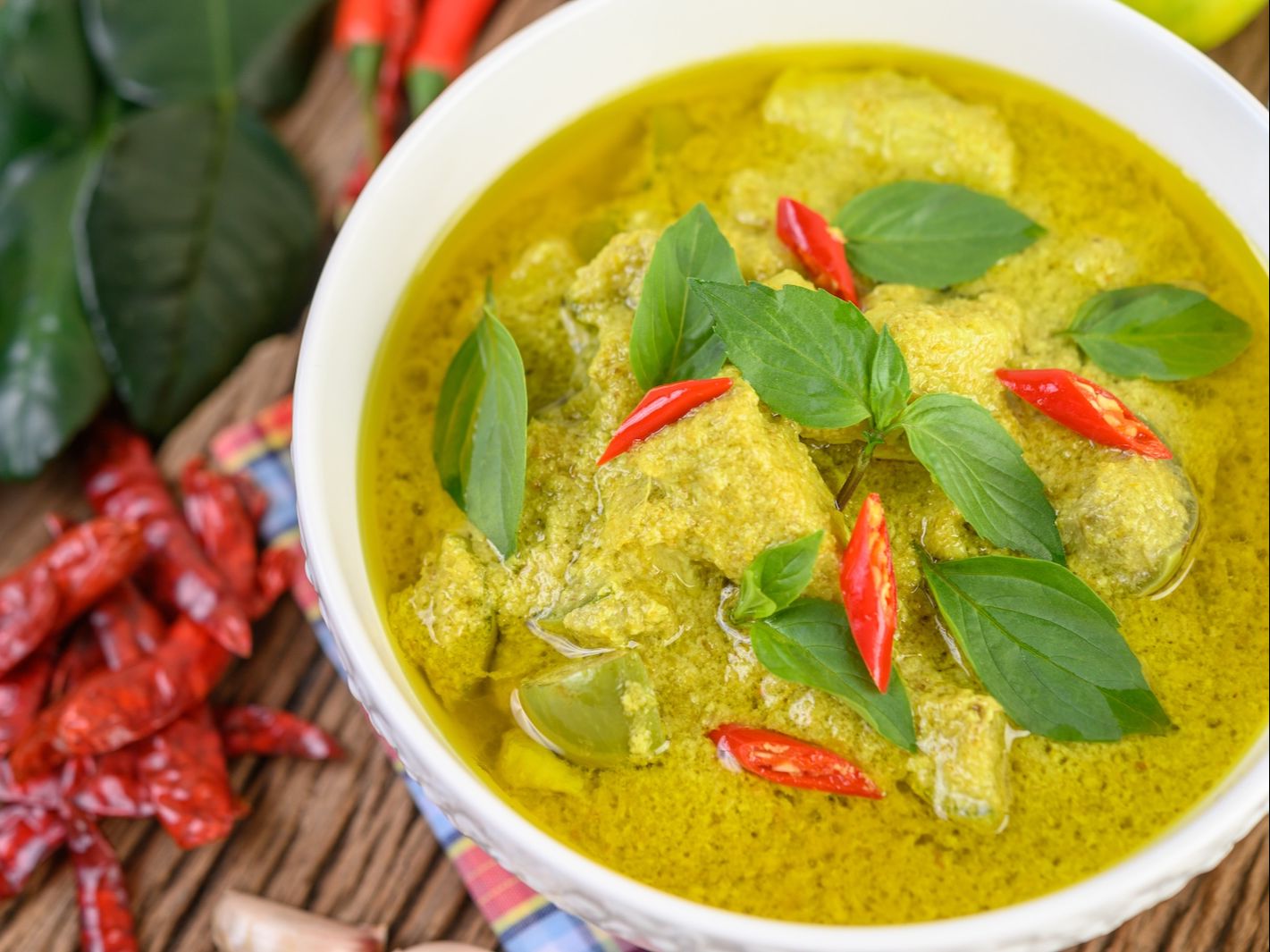 Green Curry Sauce.