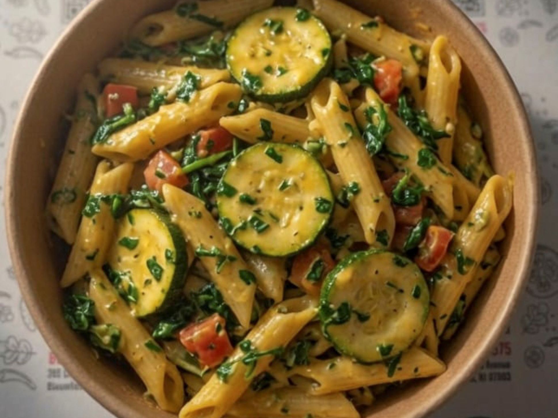 Vegetable Pasta Bowl.