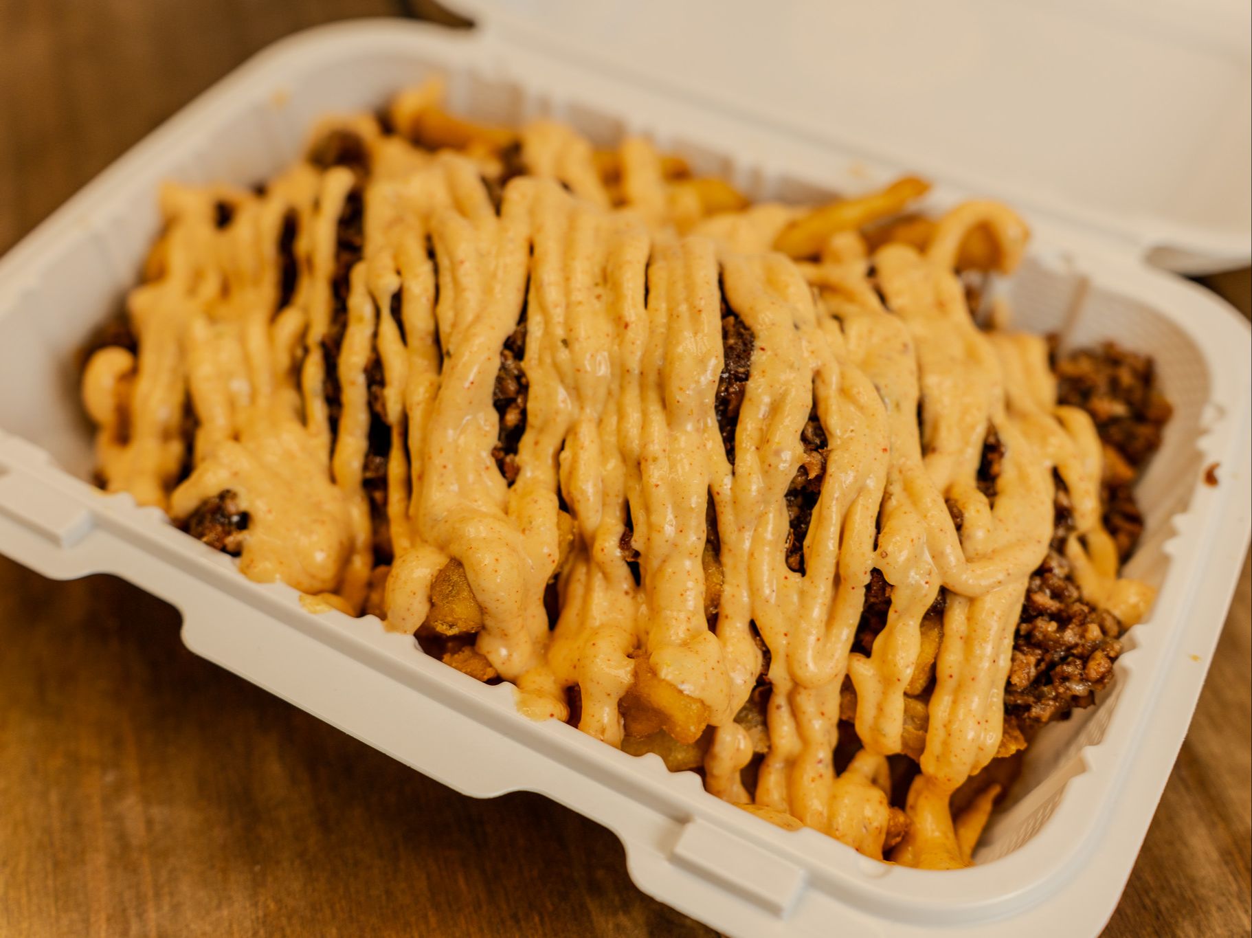 Loaded Beef Fries.