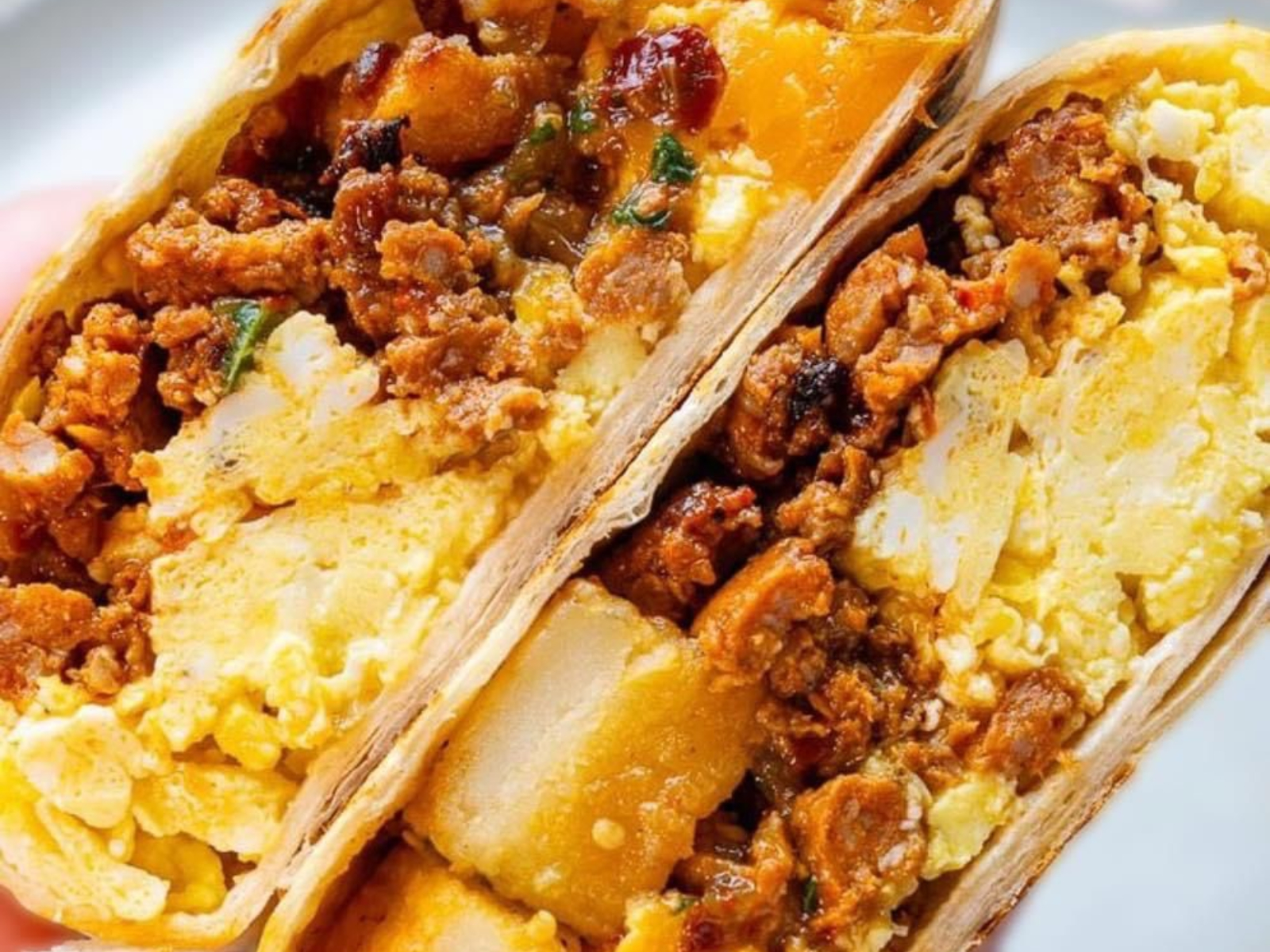 Smothered Breakfast Burrito