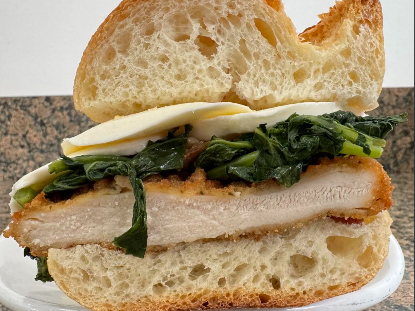Chicken Sandwich #5 Broc Rabb, Mozzarella