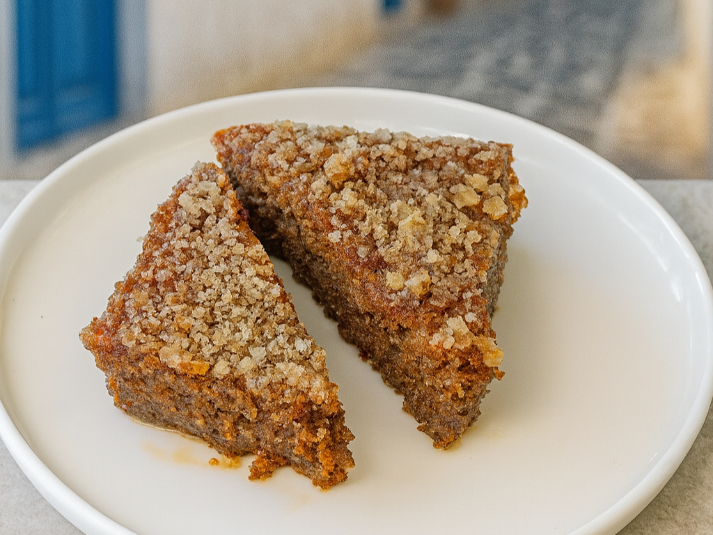 Karidopita (Walnut Cake).