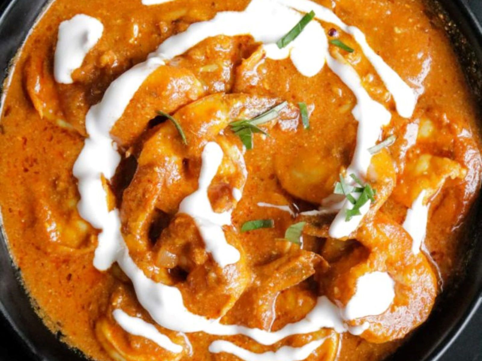 Shrimp Tikka Masala.