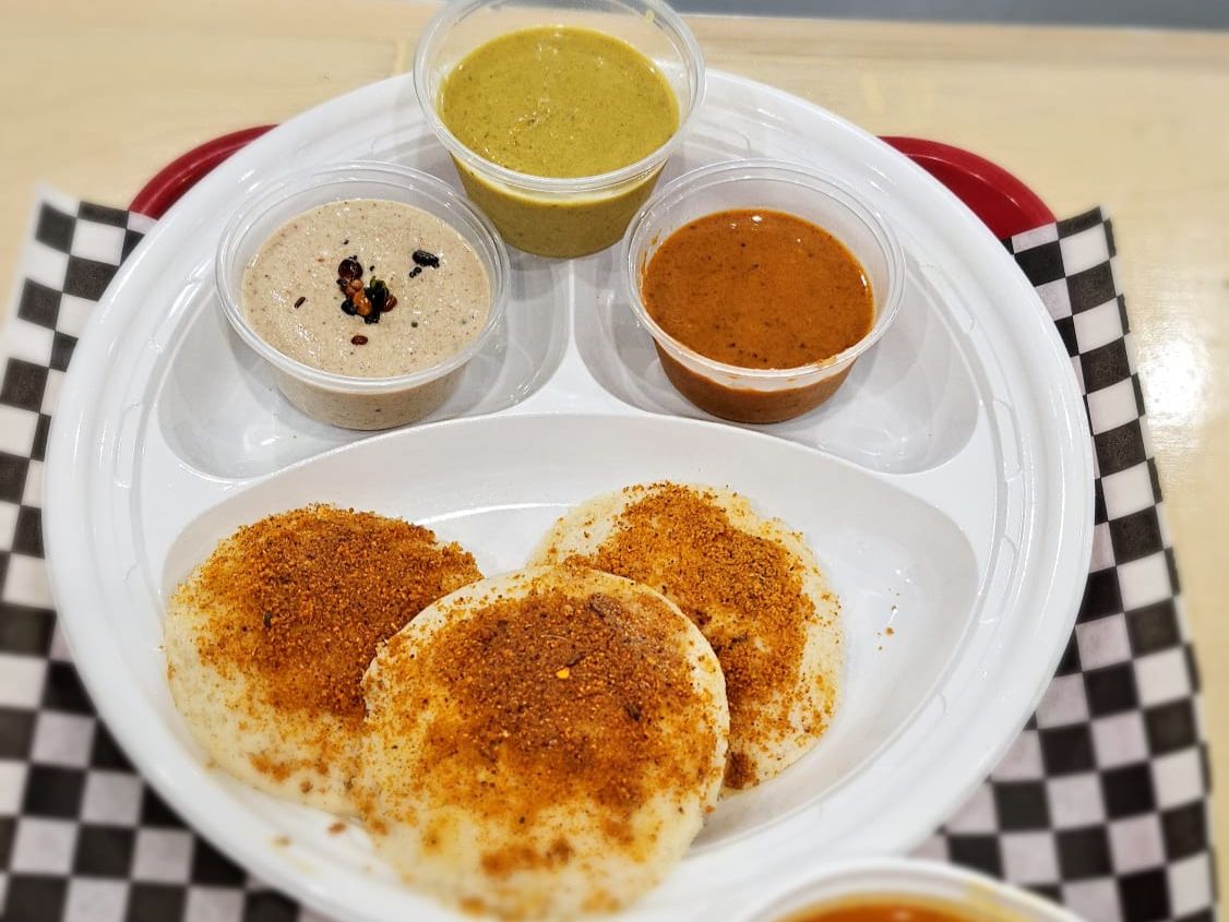 Ghee Karam Idli.