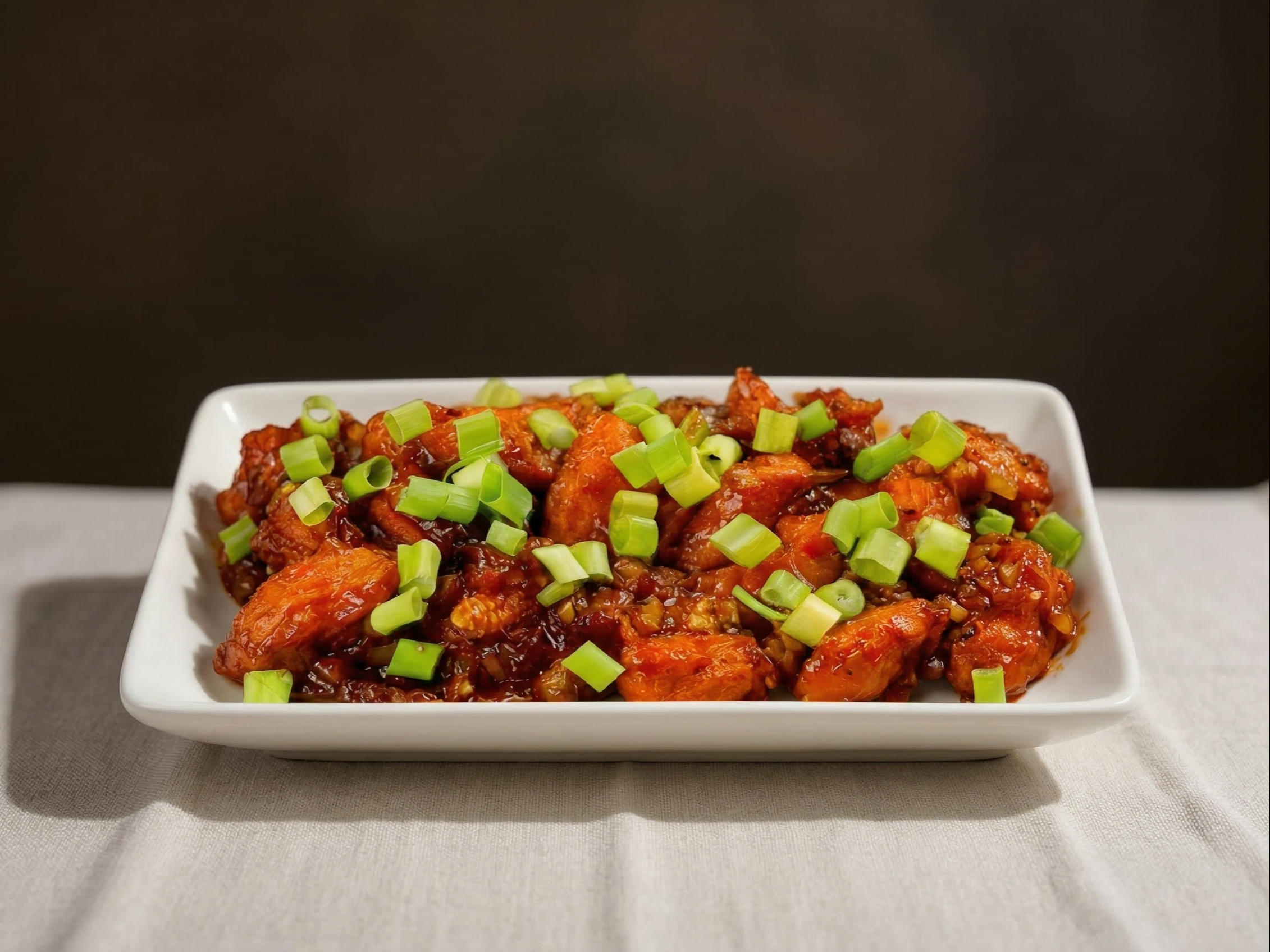 Baby Corn Manchurian.