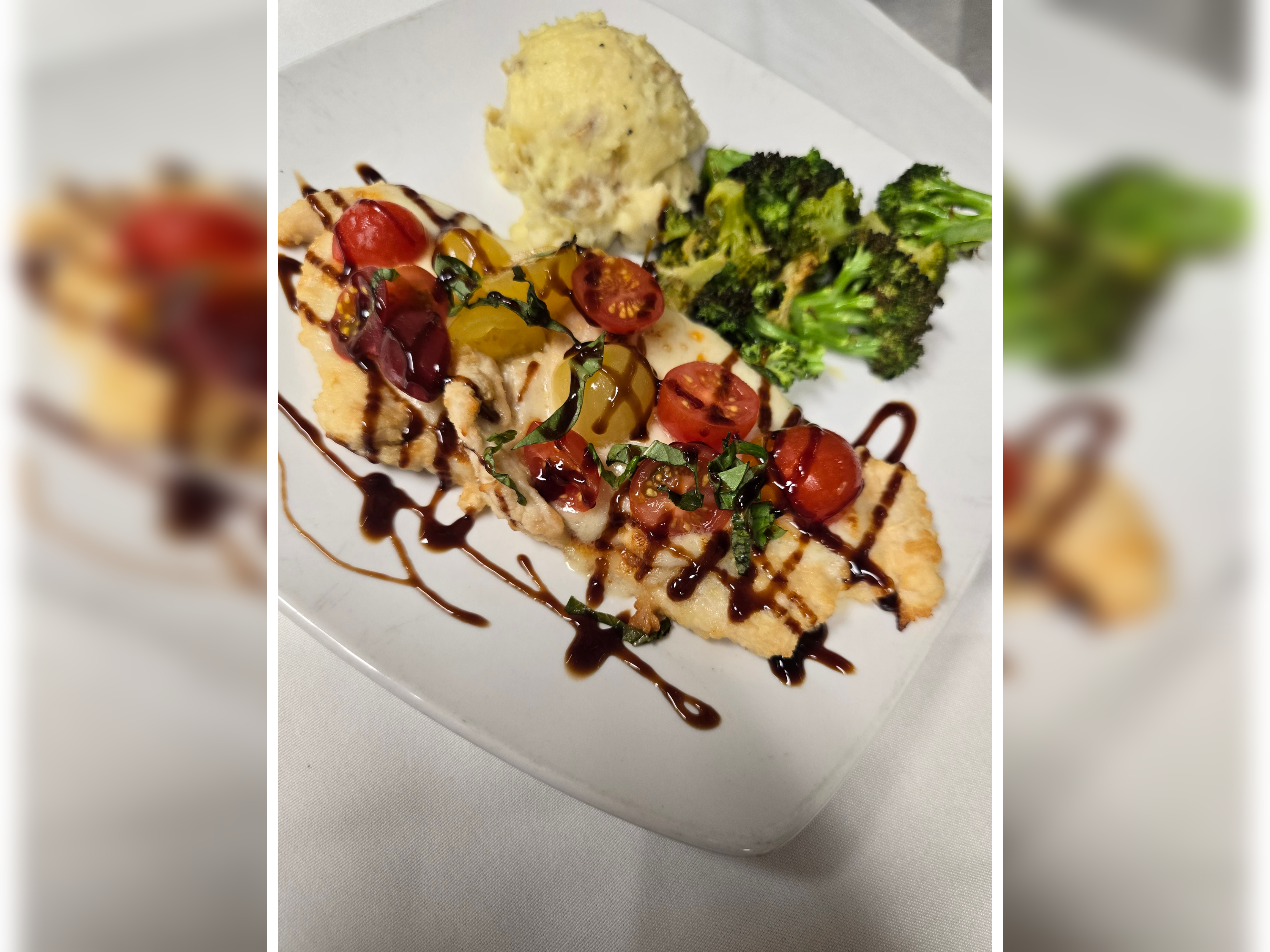 Chicken Caprese.