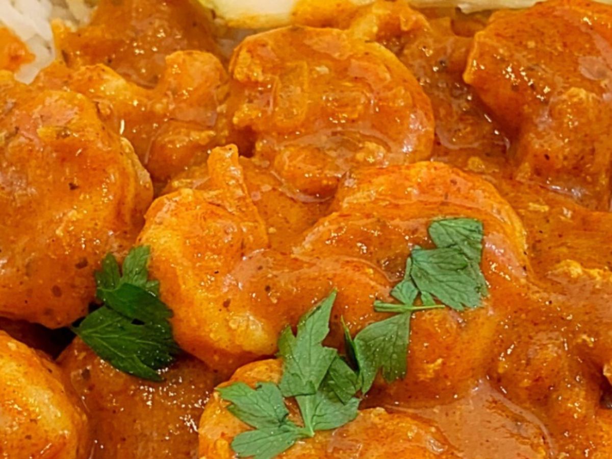 Shrimp Tikka Masala.