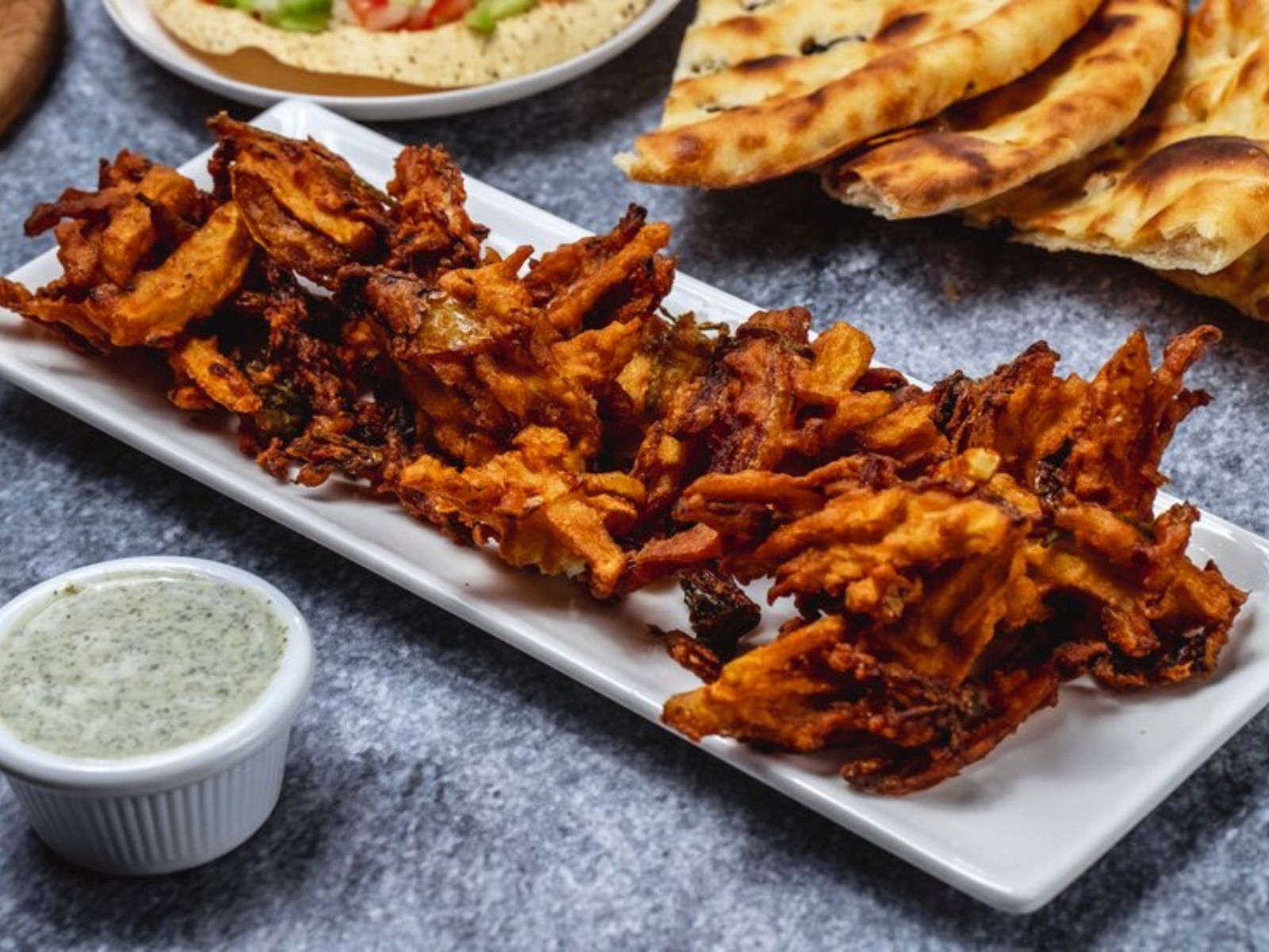 Veg Pakora (V, GF).