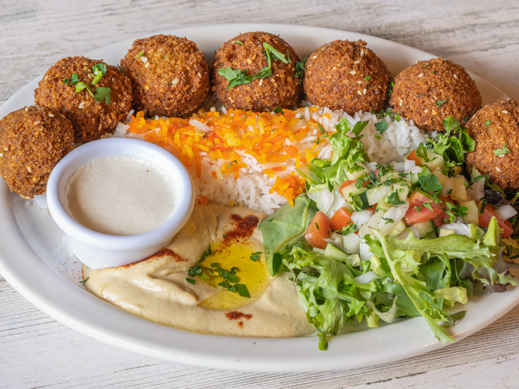 Falafel Plate.