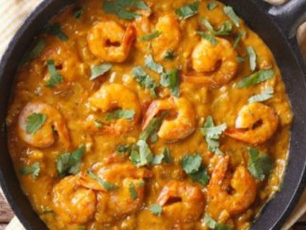 Shrimp Tikka Masala.
