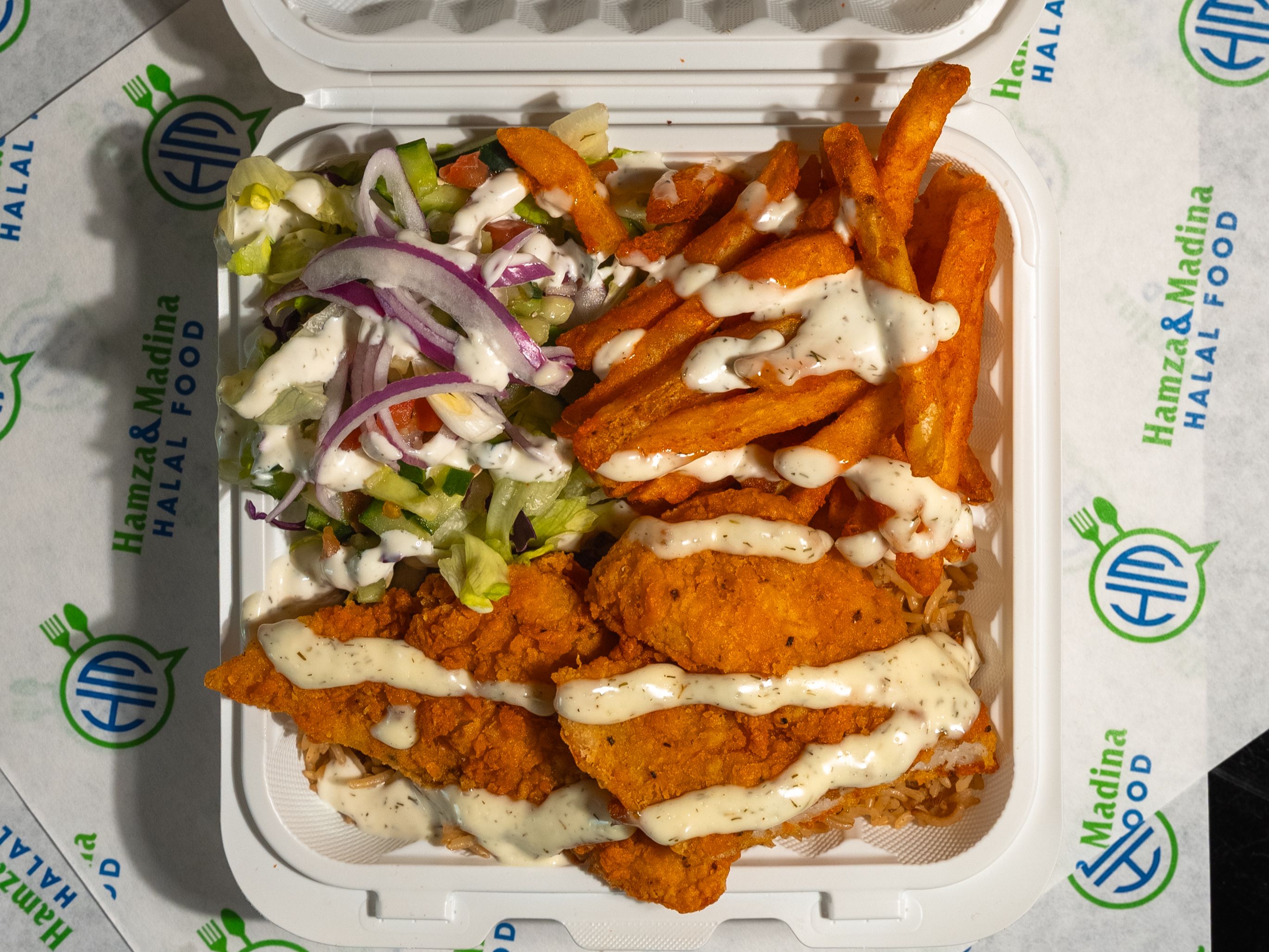 Fish Over Rice.