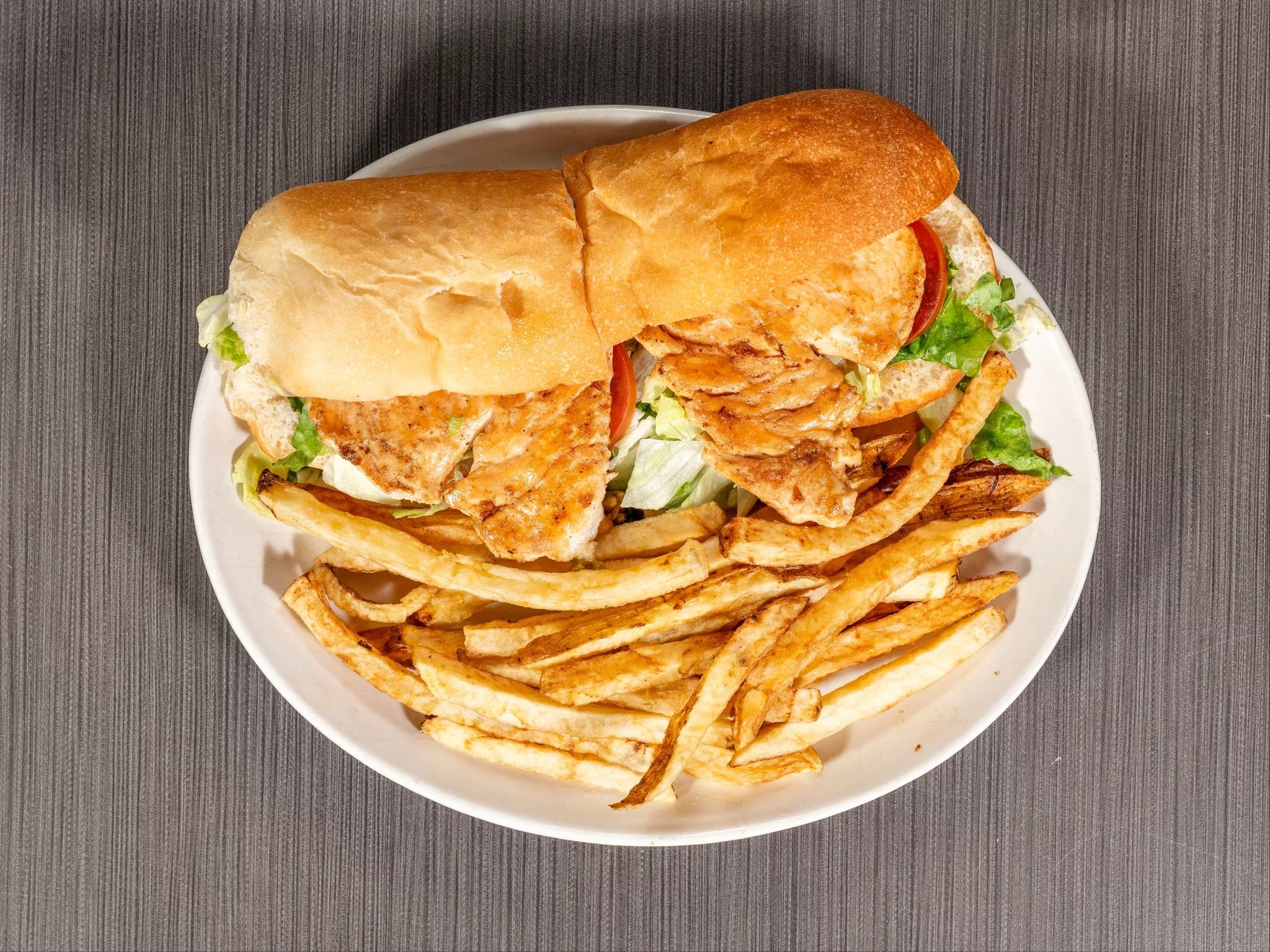 Grilled Chicken Po' Boy.