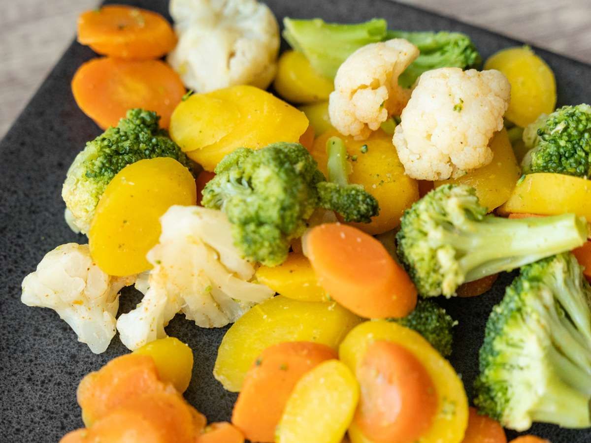Steamed Vegetables.
