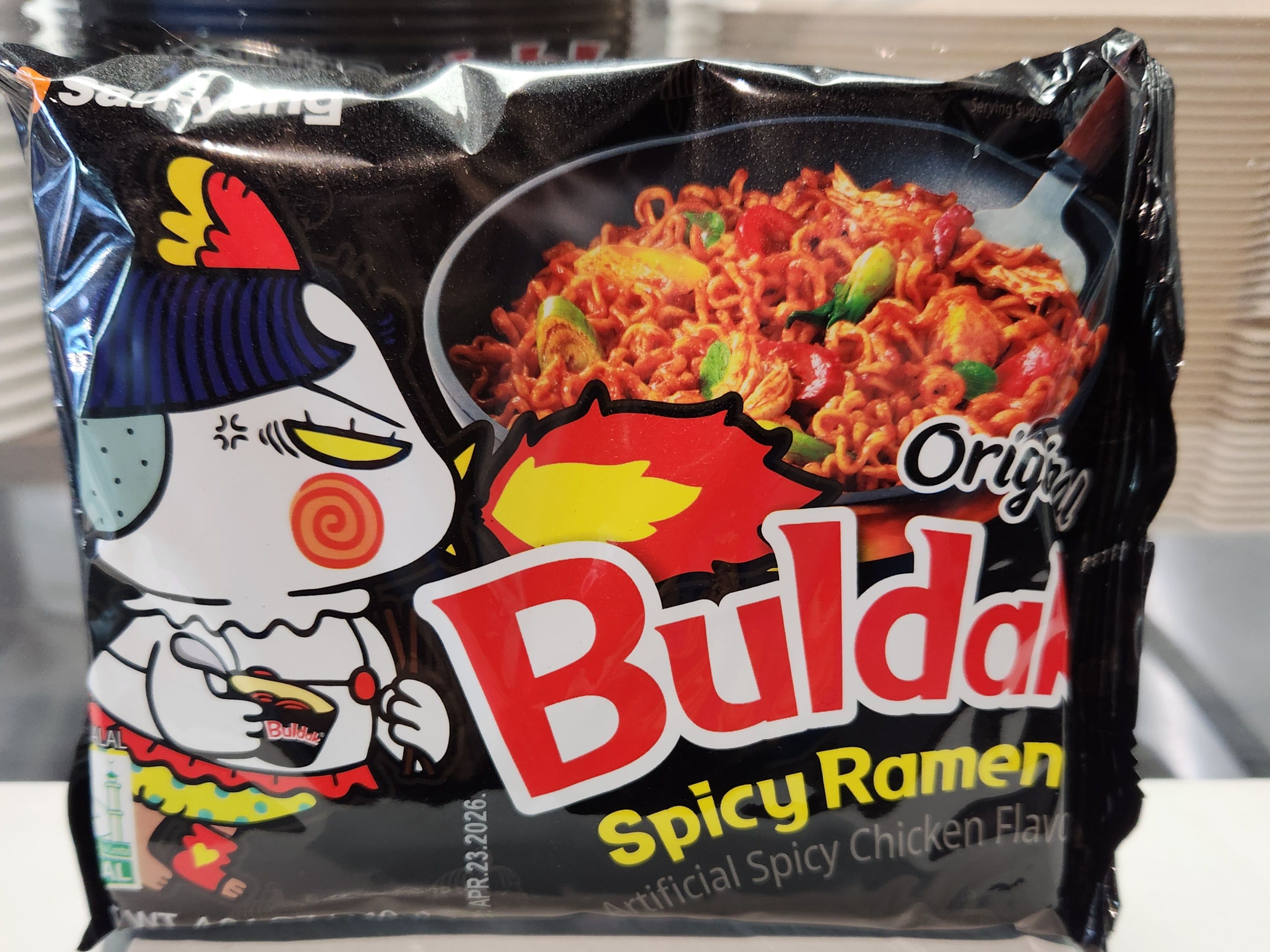 Buldak Original Spicy.