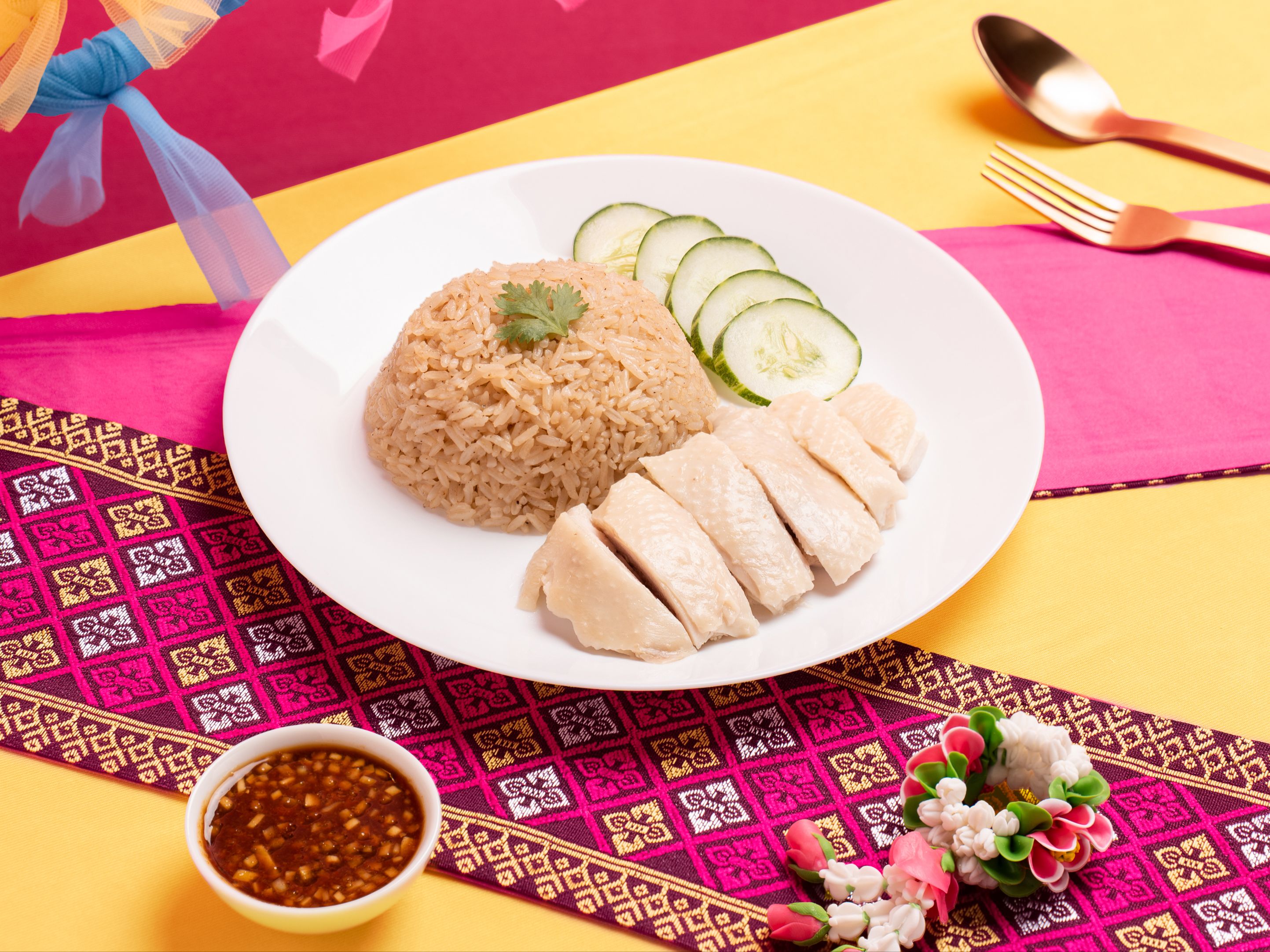 Classic Chicken Rice (Khao Man Gai)