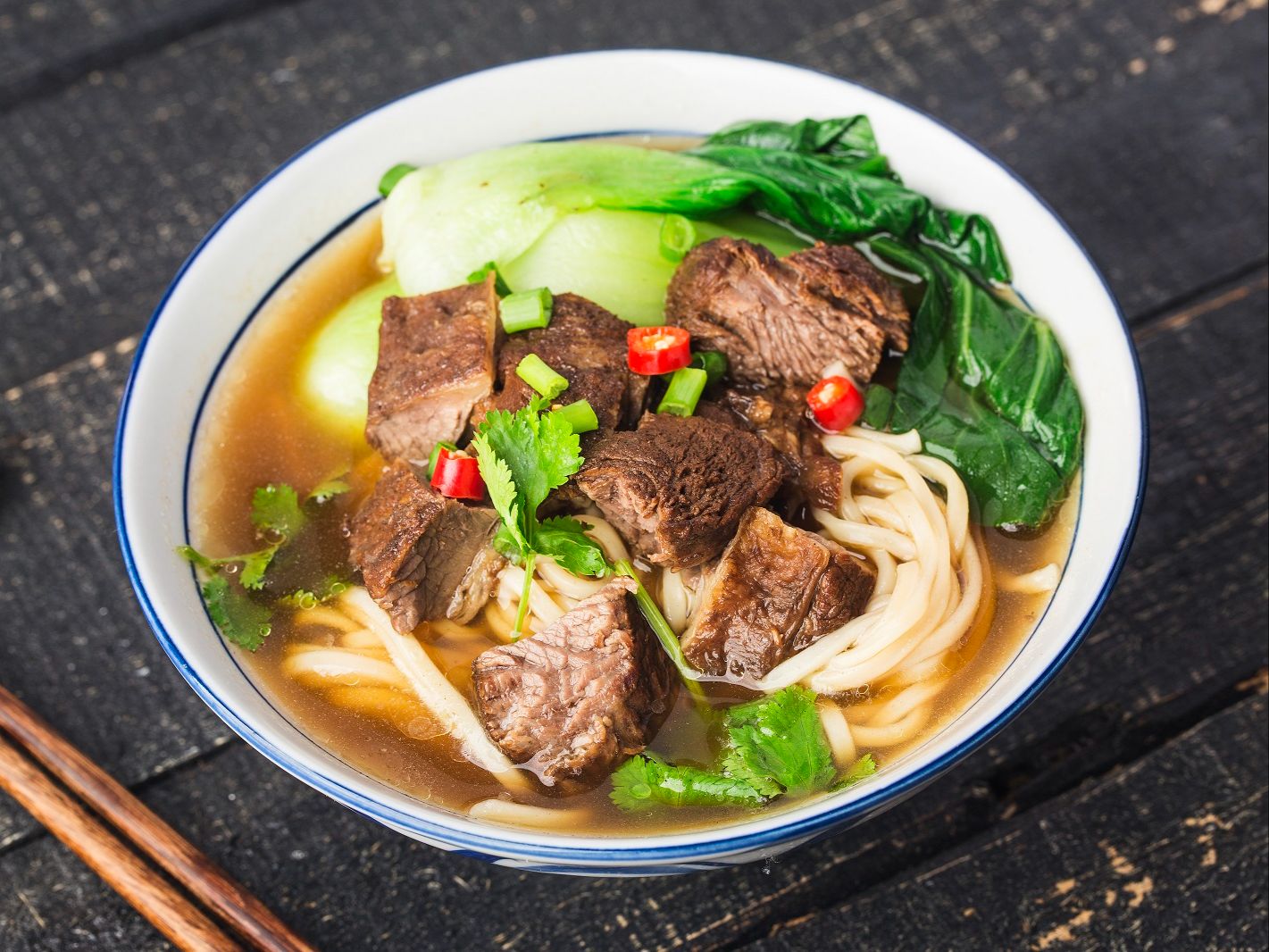 Thai Beef Noodle Soup.