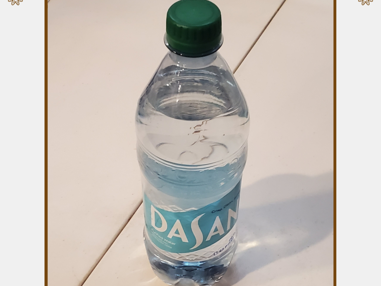 DASANI WATER BOTTLE.