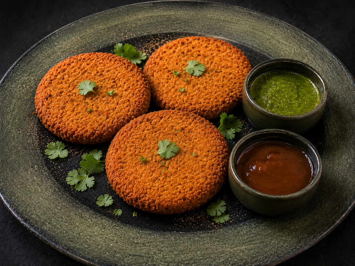Spiced Veggie Fritters.