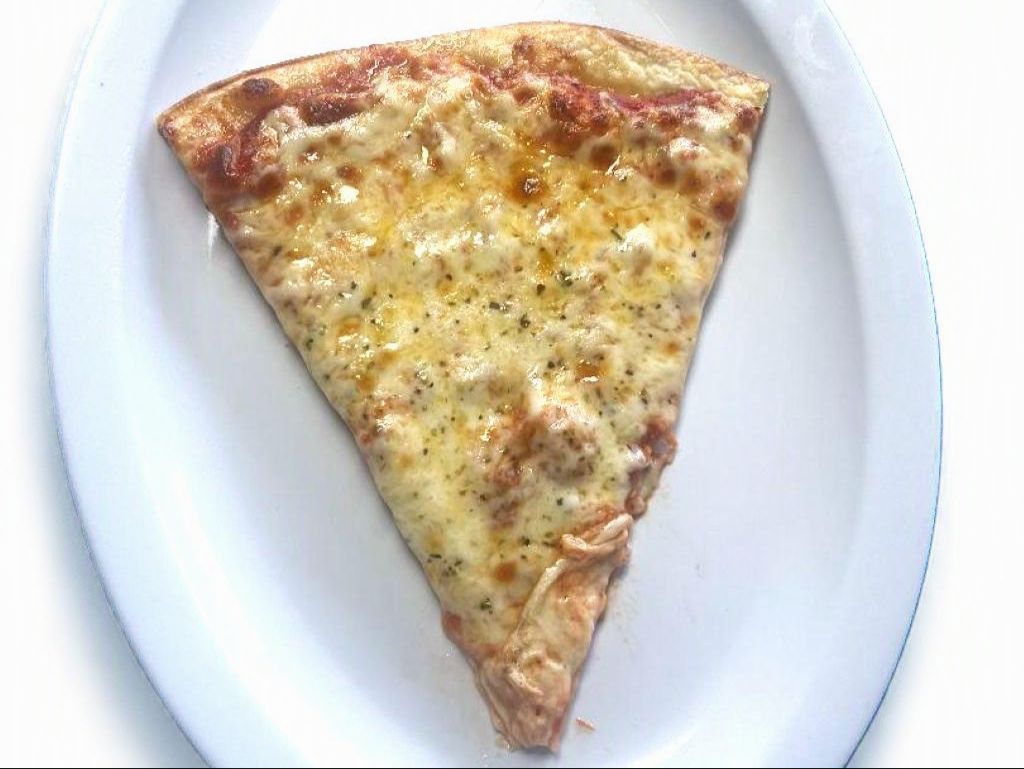 Large Cheese Pizza Slice.