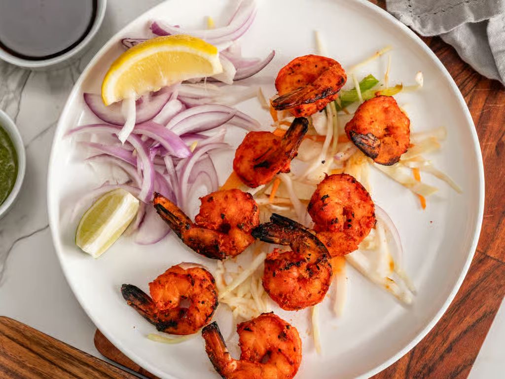 36.Shrimp Tikka.