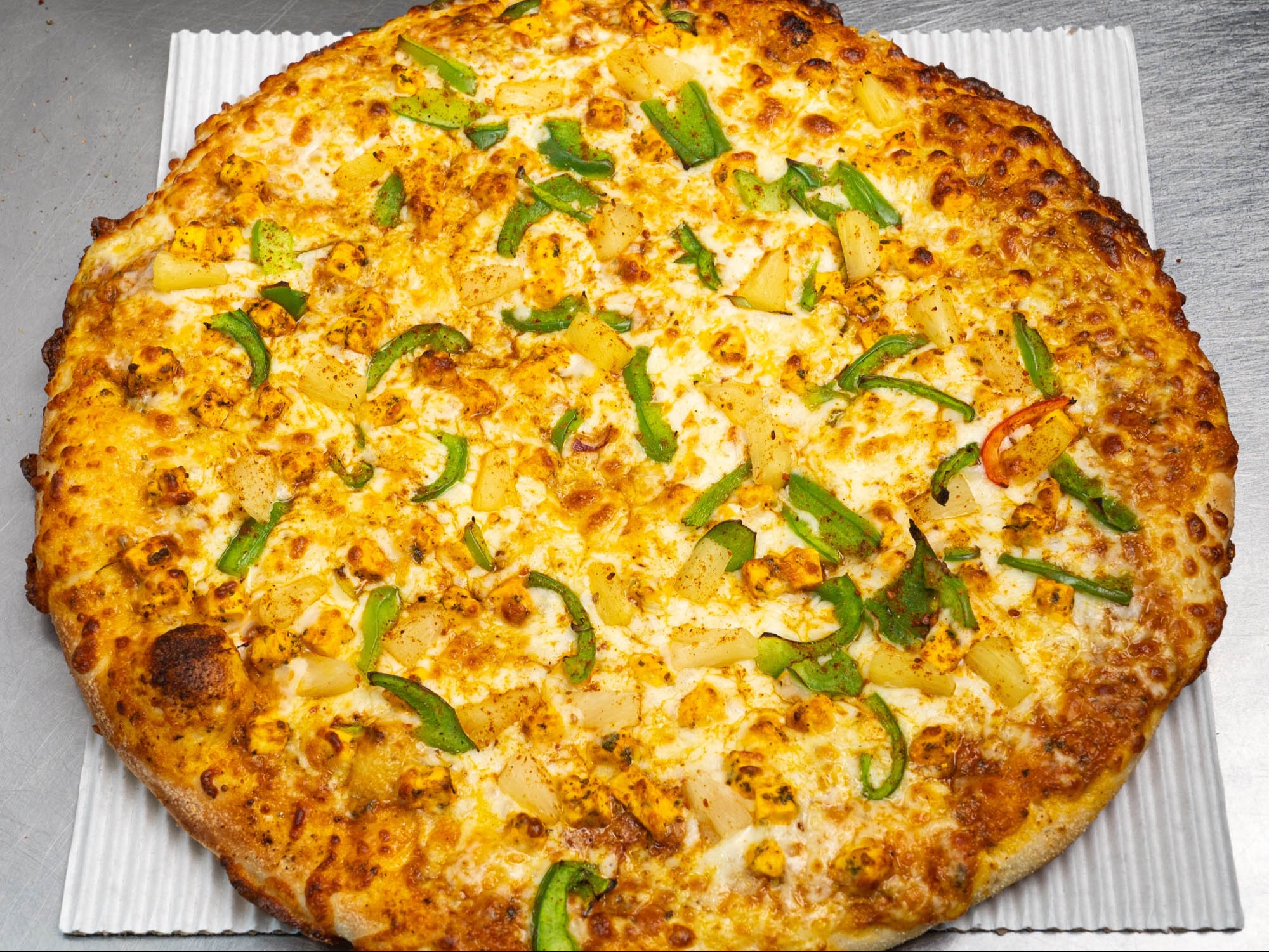 ACHARI PANEER PIZZA.
