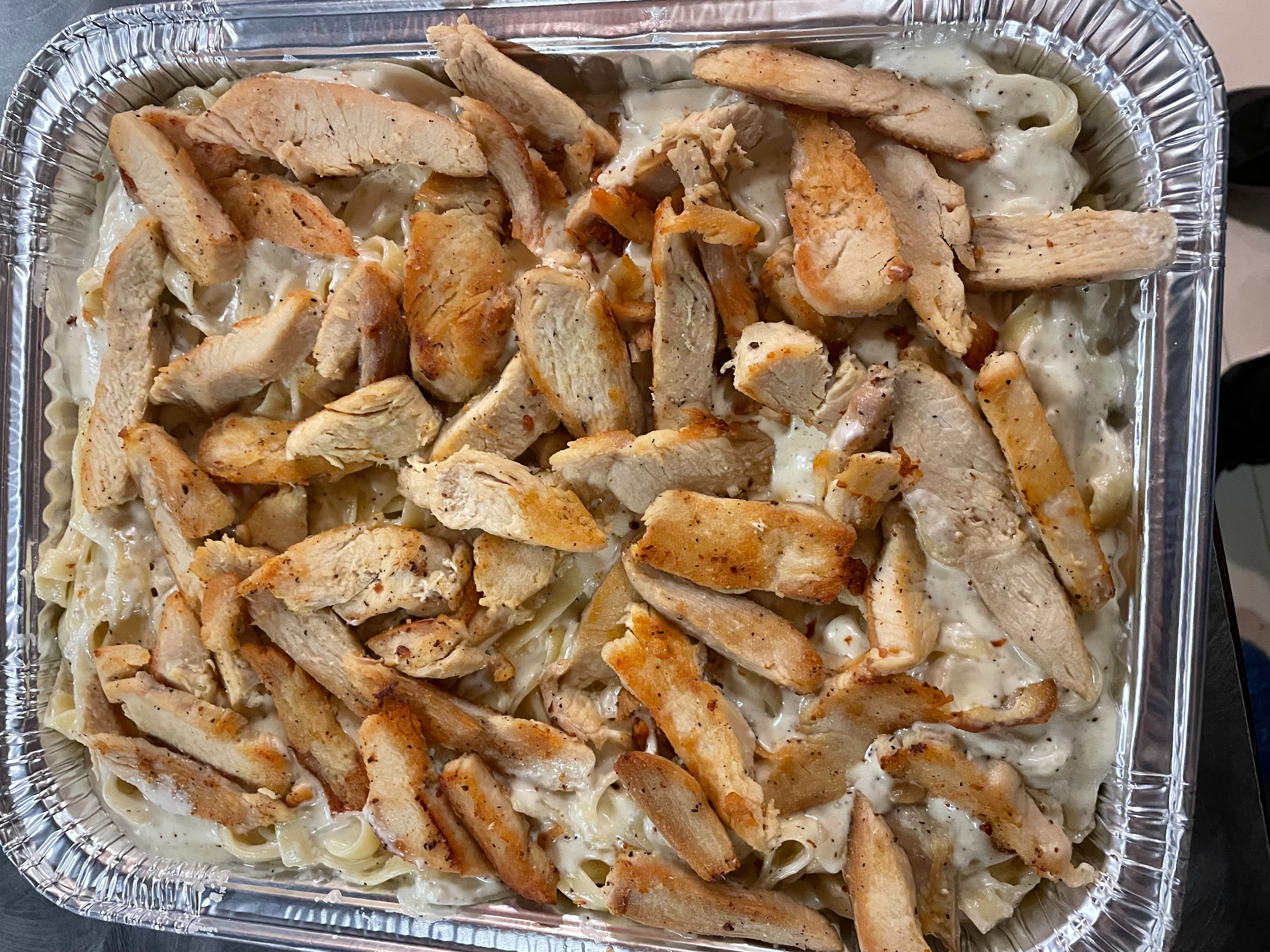 Chiken Fettucine Alfredo For 10 People