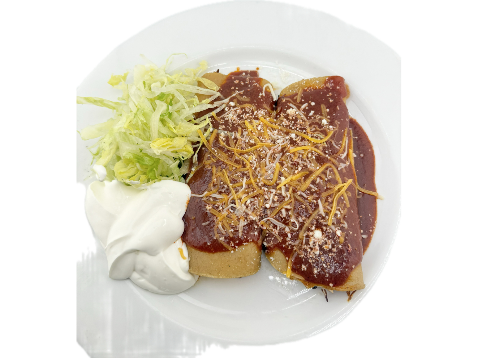 2 Shrimp Enchiladas