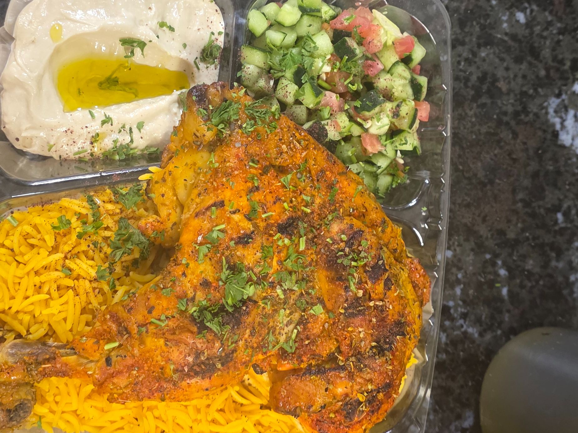 Athenian Half Chicken  Platter