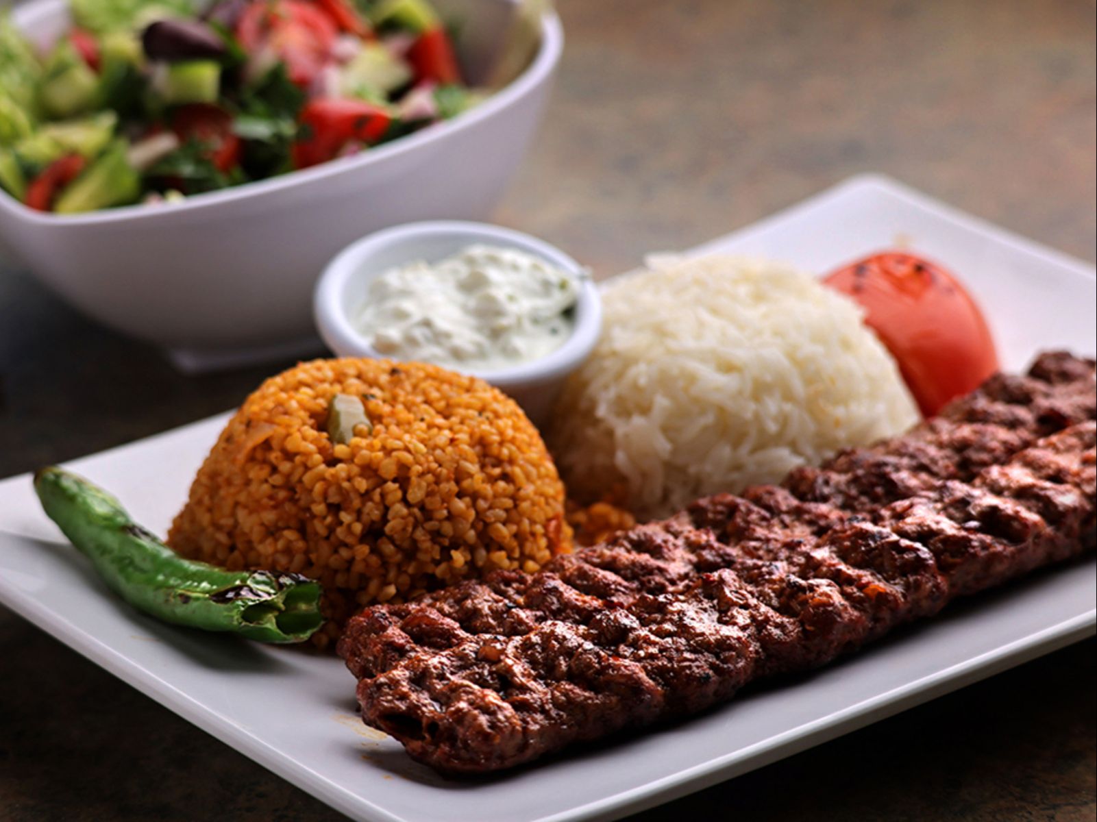 Adana Kebab Dinner.