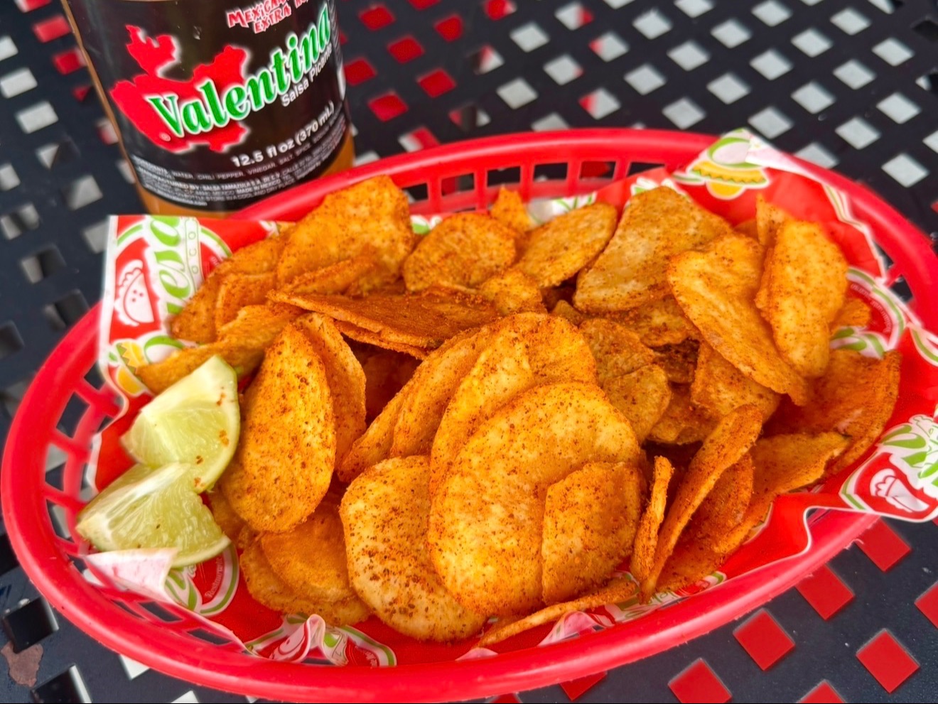Chili Lime Potato Chips.