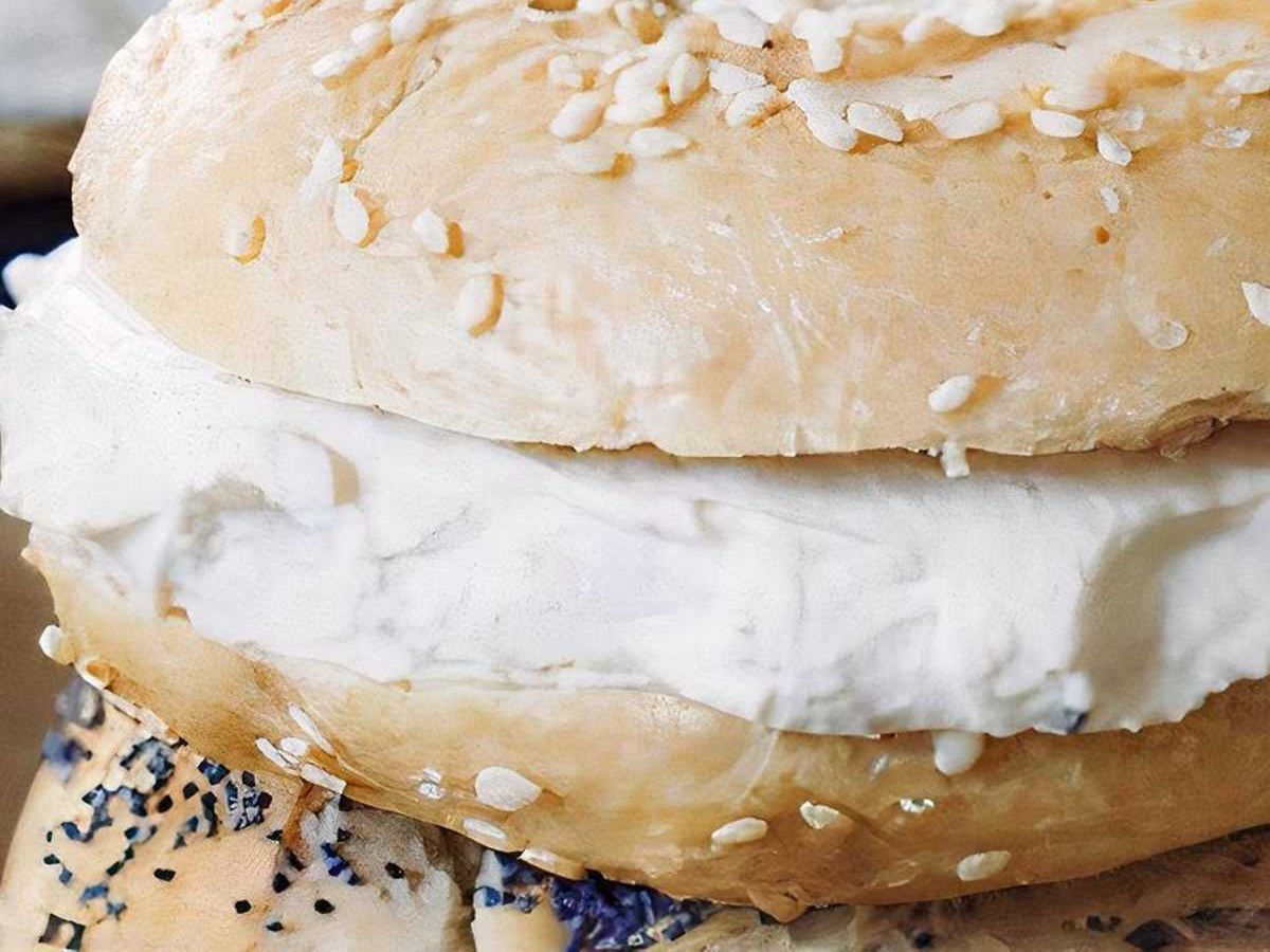 Bagel (with cream cheese).