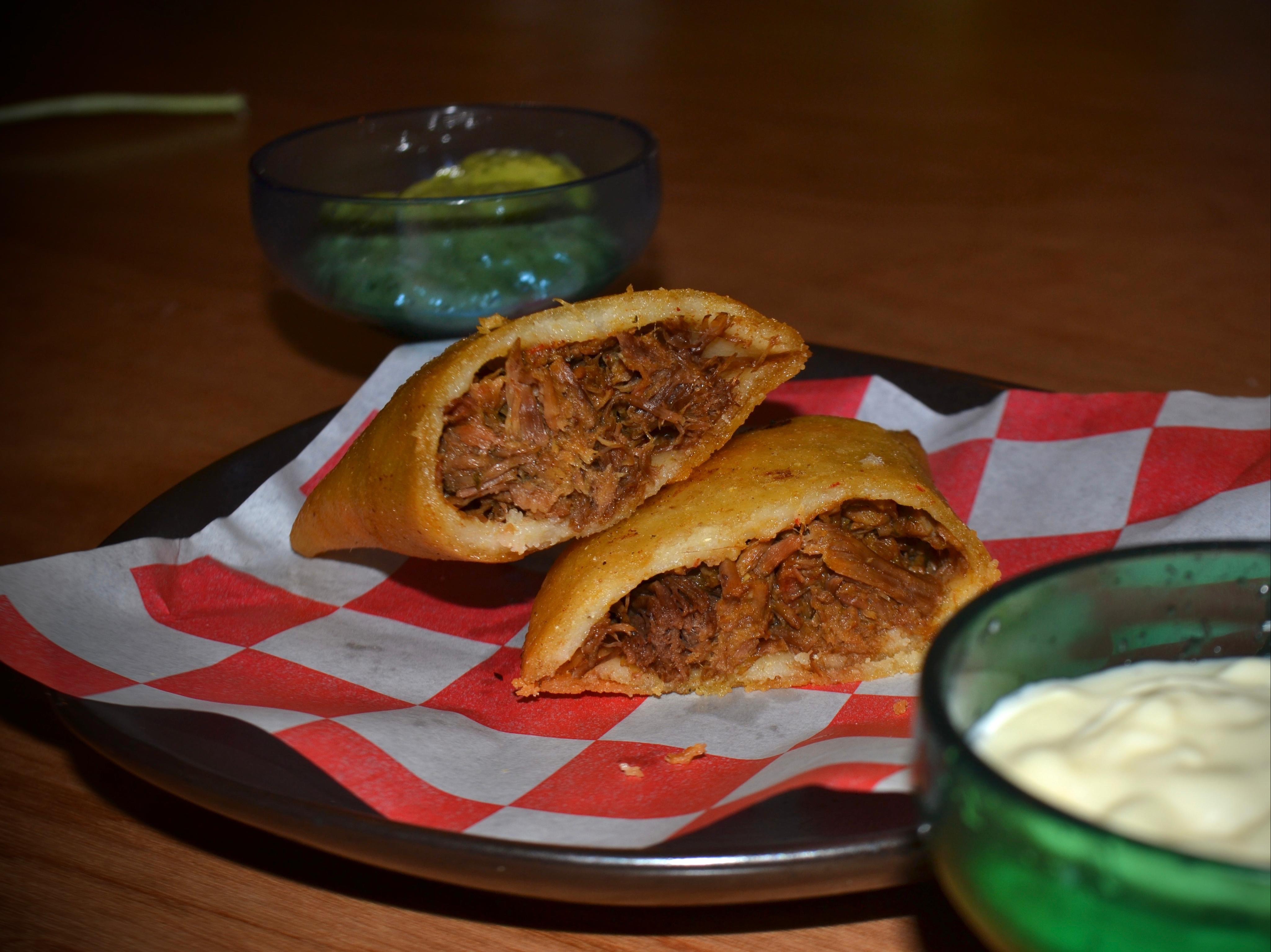 Beef Empanada / Empanada de Carne Mechada.