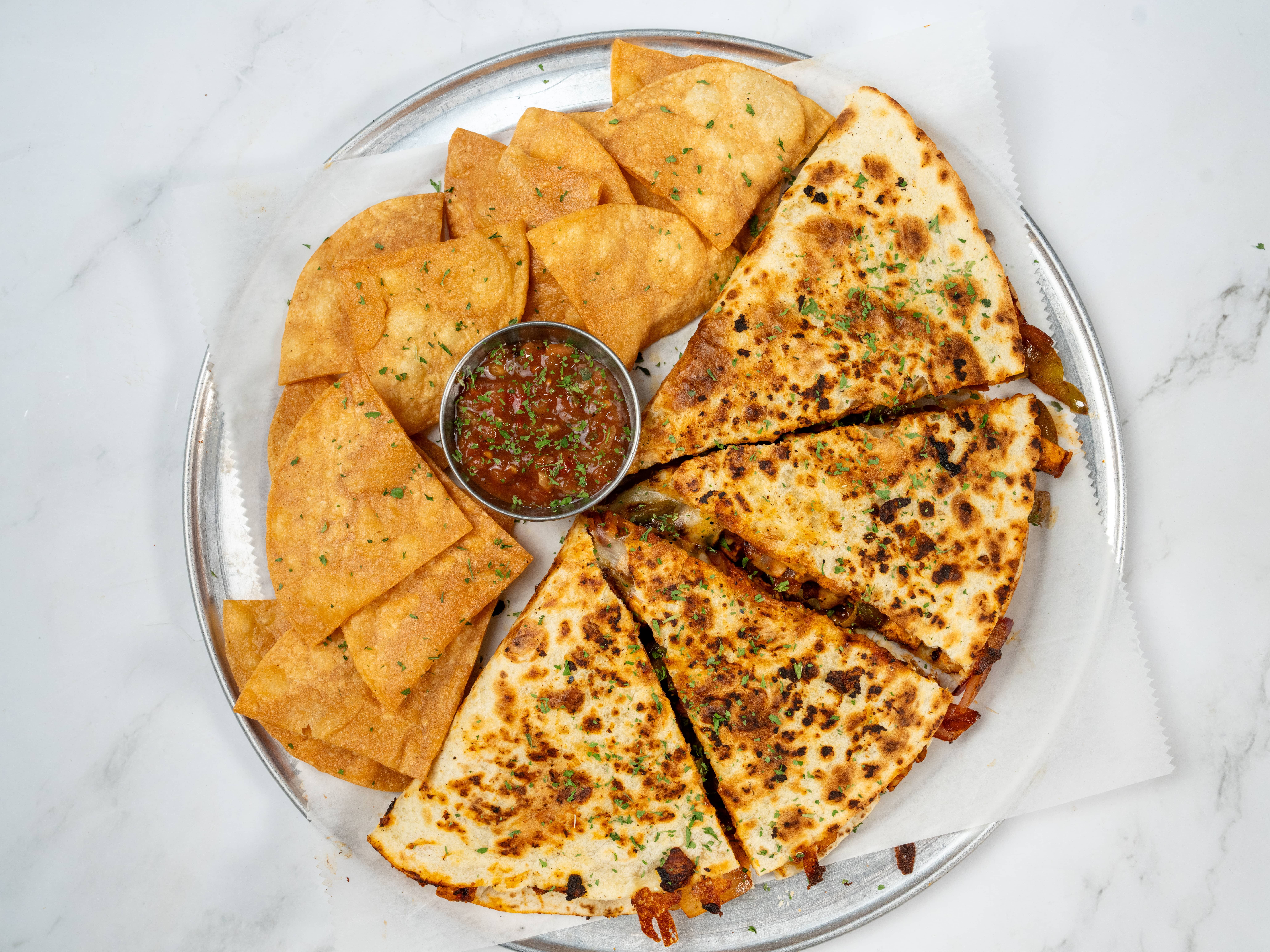 Buffalo Chicken Quesadilla.