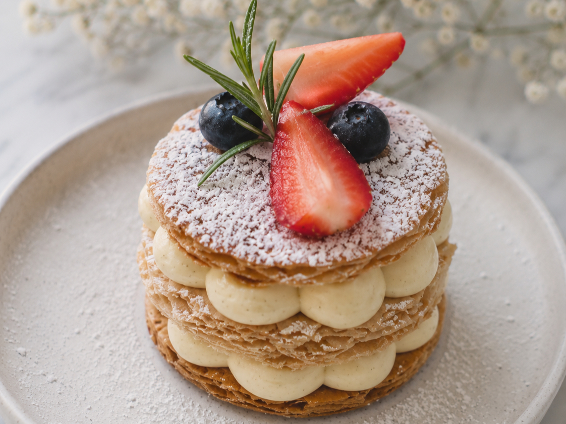 Millefeuille Slice.