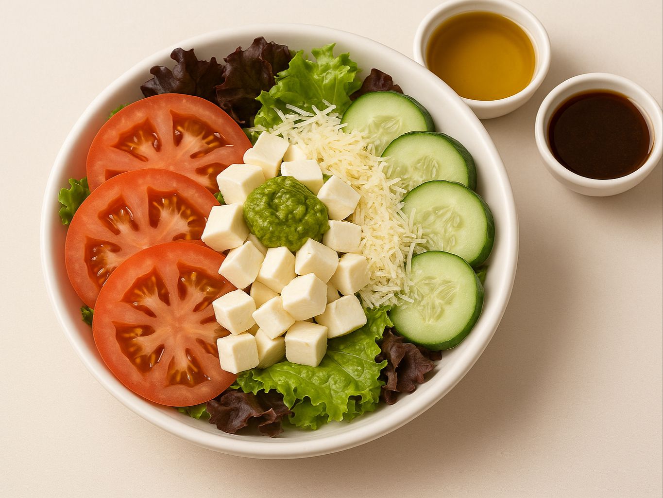 Catering Caprese Salad Bowl.