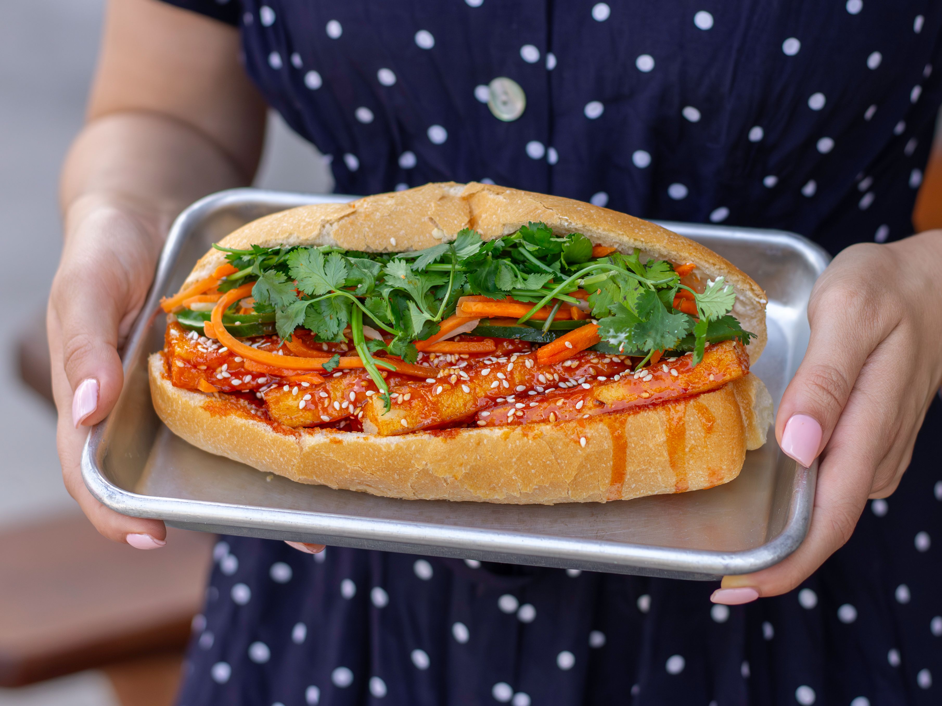 KFC Tofu Banh Mi.
