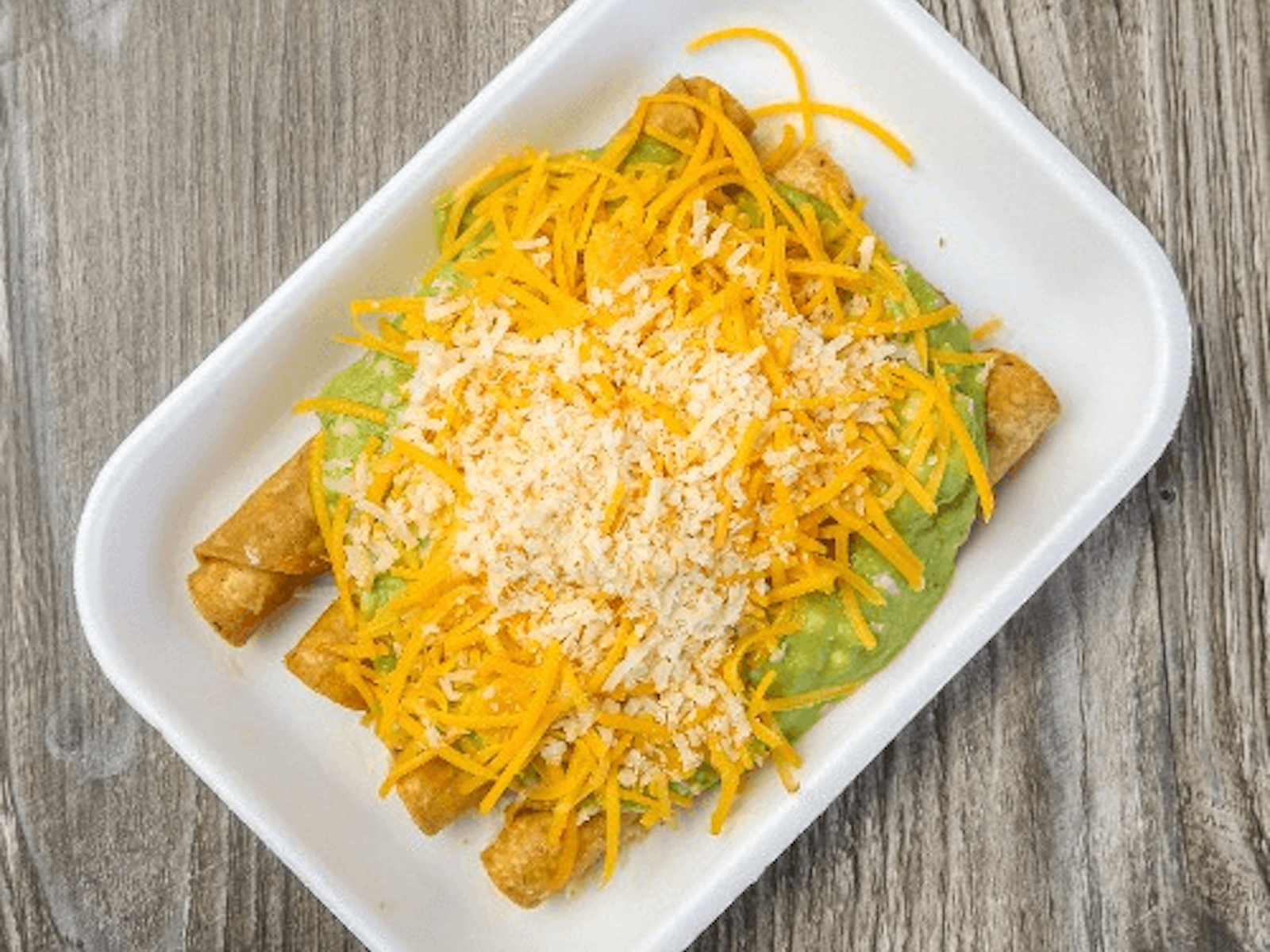 CHICKEN #11. 3 Rolled Guacamole Plate