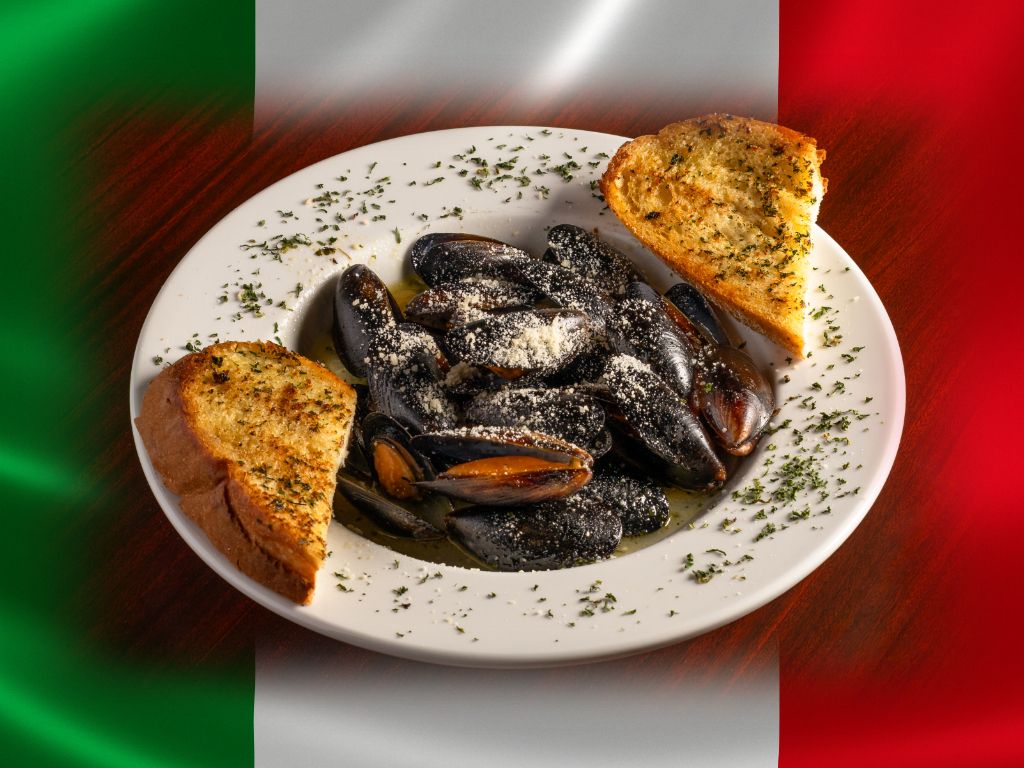 Mussels Aglio